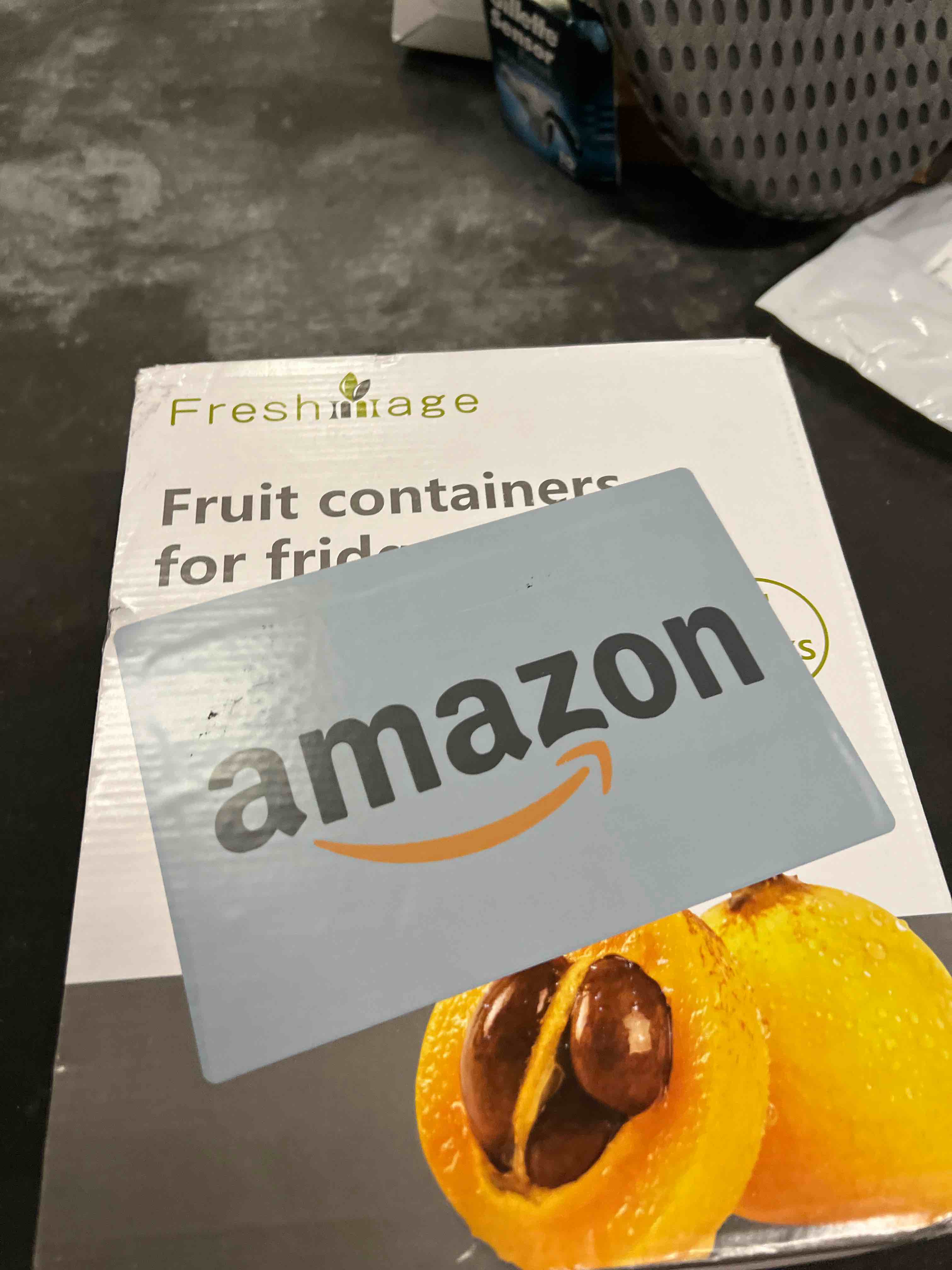 Condition photo showing Good Condition for 5 pcs large fruit containers for fridge - leakproof food storage containers with removable colander - dishwasher & microwave safe produce containers keep fruits, vegetables, berry, meat fresh longer wu