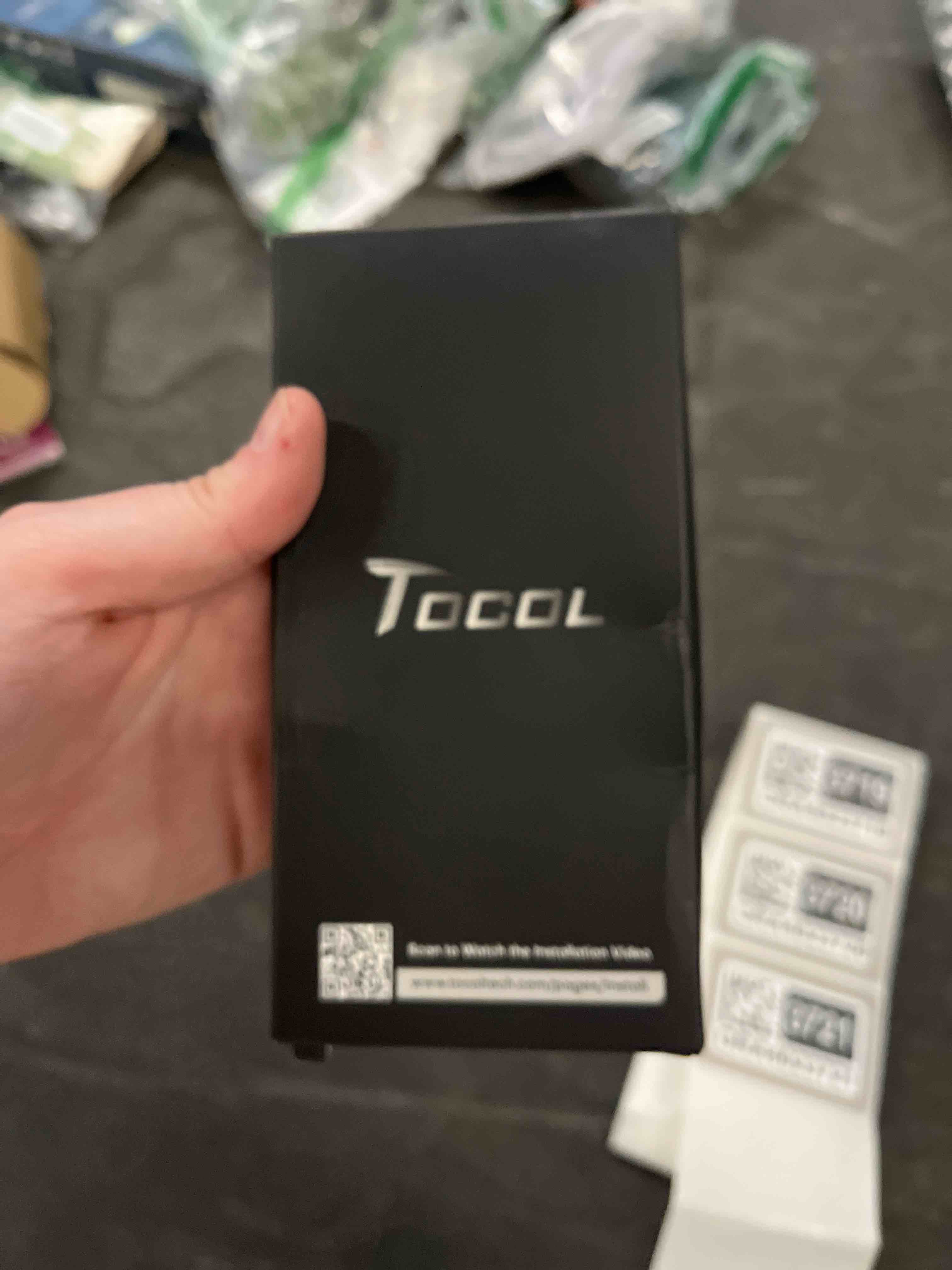 Condition photo showing Good Condition for tocol for iphone 17 pro case, full camera protection, built-in magnetic ring, compatible with magsafe charger, translucent matte phone case for 17 pro 6.3 inch (dark blue)