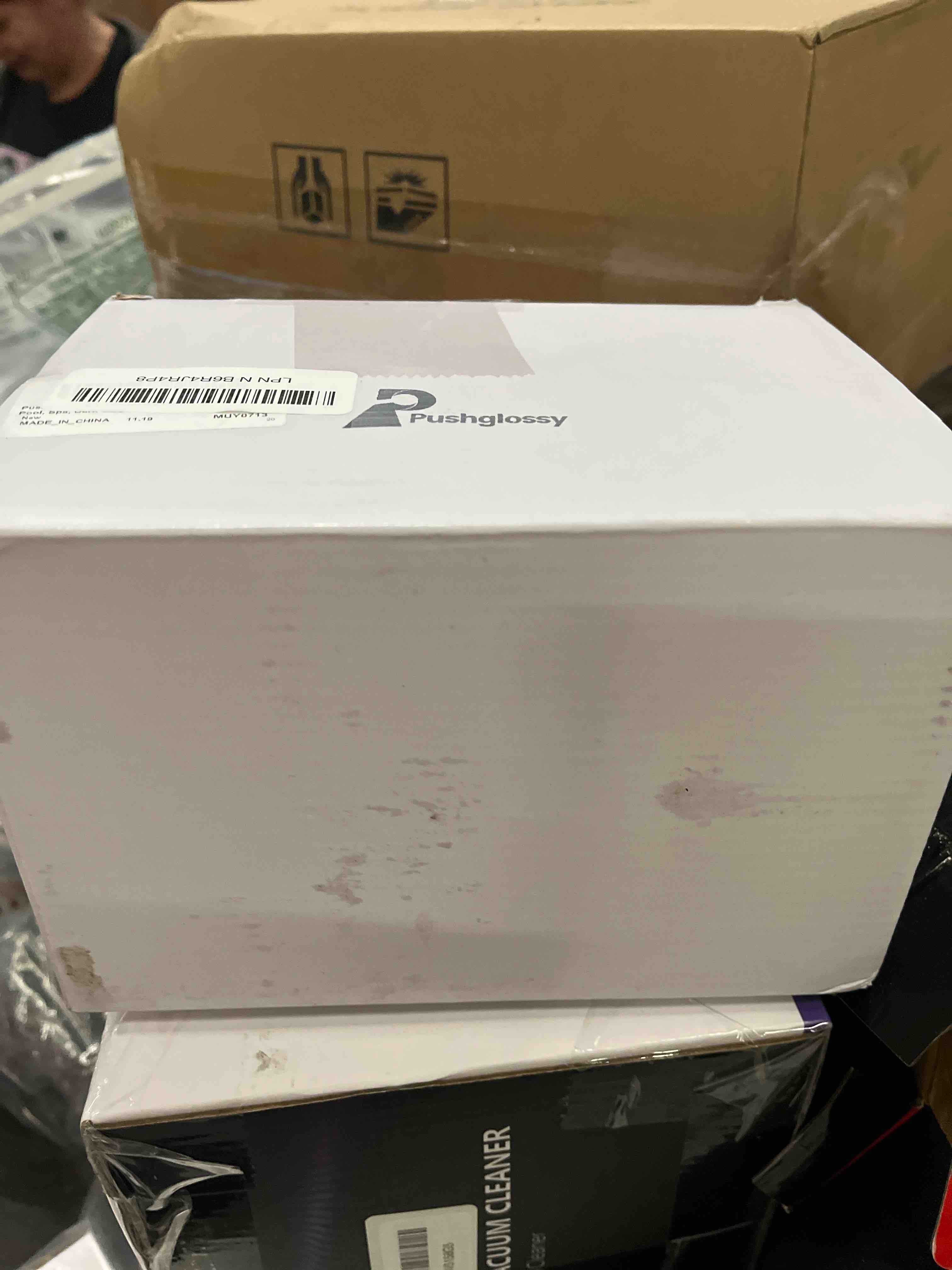 Condition photo showing Good Condition for 4" x 2" pvc pipe fitting schedule 40 compatible with 429-e series eccentric reducer coupling suitable for high-flow capacity, plumbing, irrigation, pool, spa, dark grey