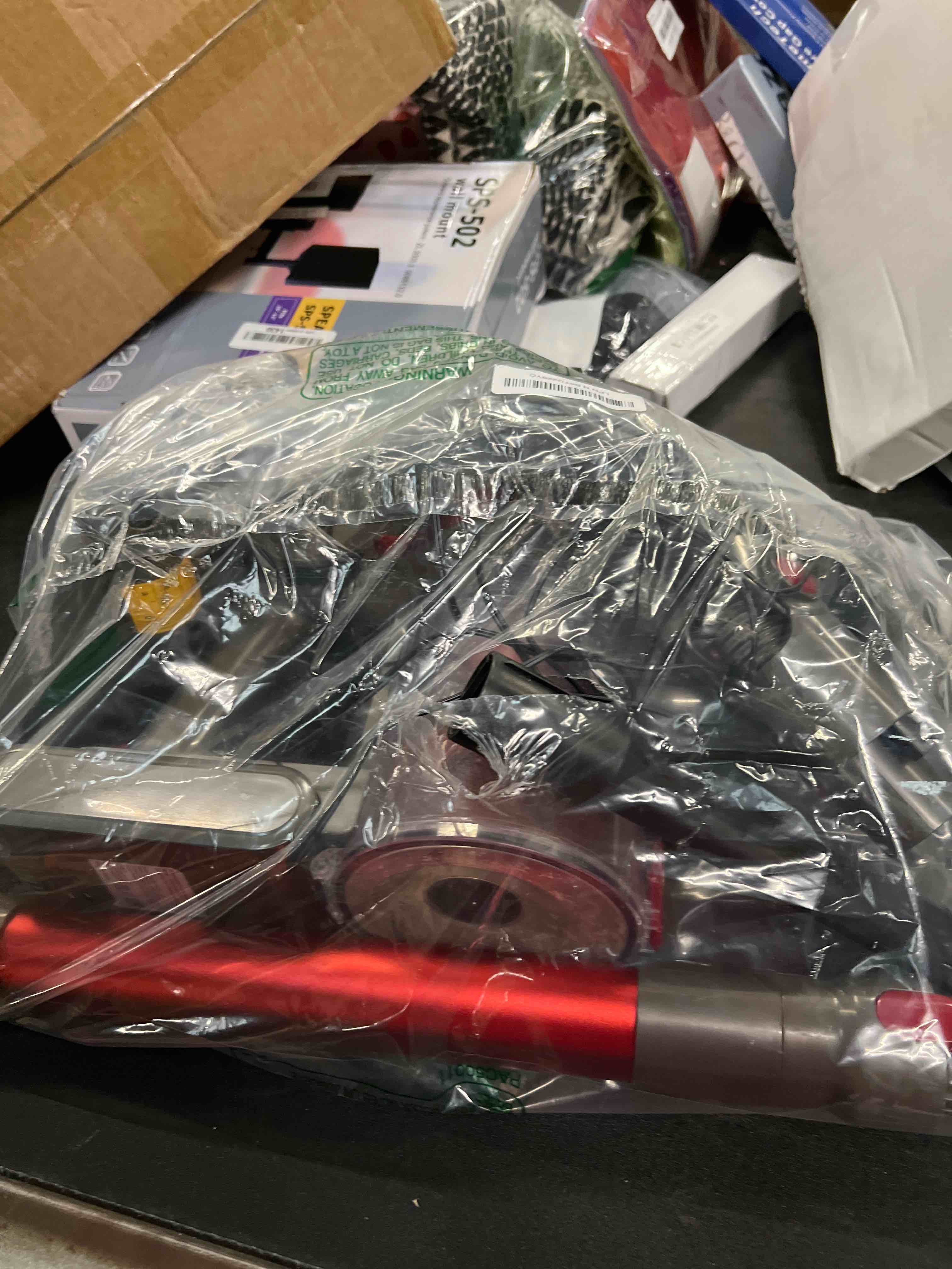 Condition photo showing As Is for (used, good for parts)cordless vacuum cleane,stick vacuum cordless rechargeable with super suction,hardwood floor vacuum for home pet hair, carpets, tile(deep red)