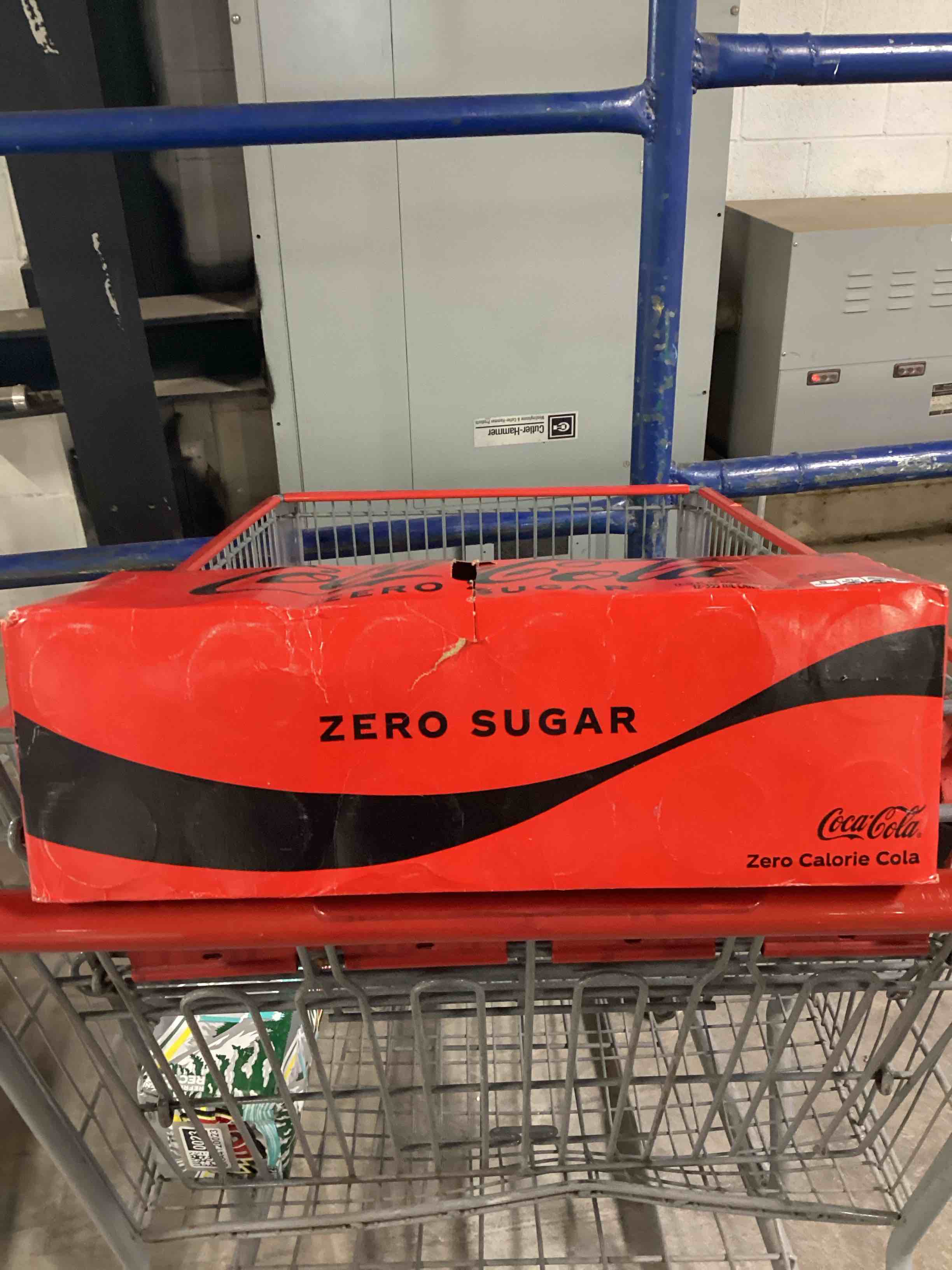 Condition photo showing New/Like New for Coca-Cola Zero Sugar Soda, 12 fl oz Cans, 12 Pack - Classic Cola Soft Drink Fridge Pack Coca-Cola Zero Sugar 12 fl oz (Pack of 12)