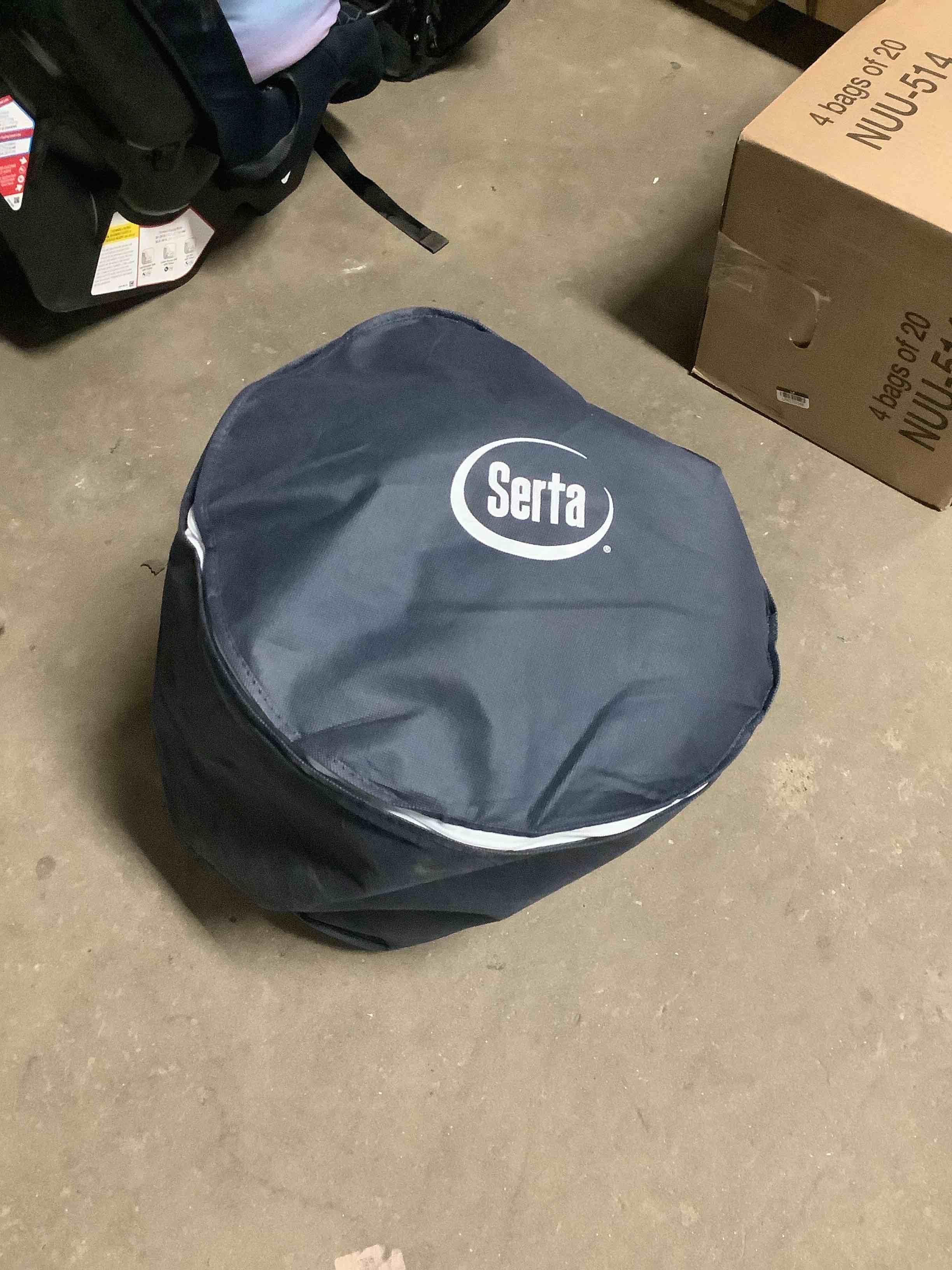Condition photo showing Good Condition for serta thermagel 3in memory foam mattress topper, full