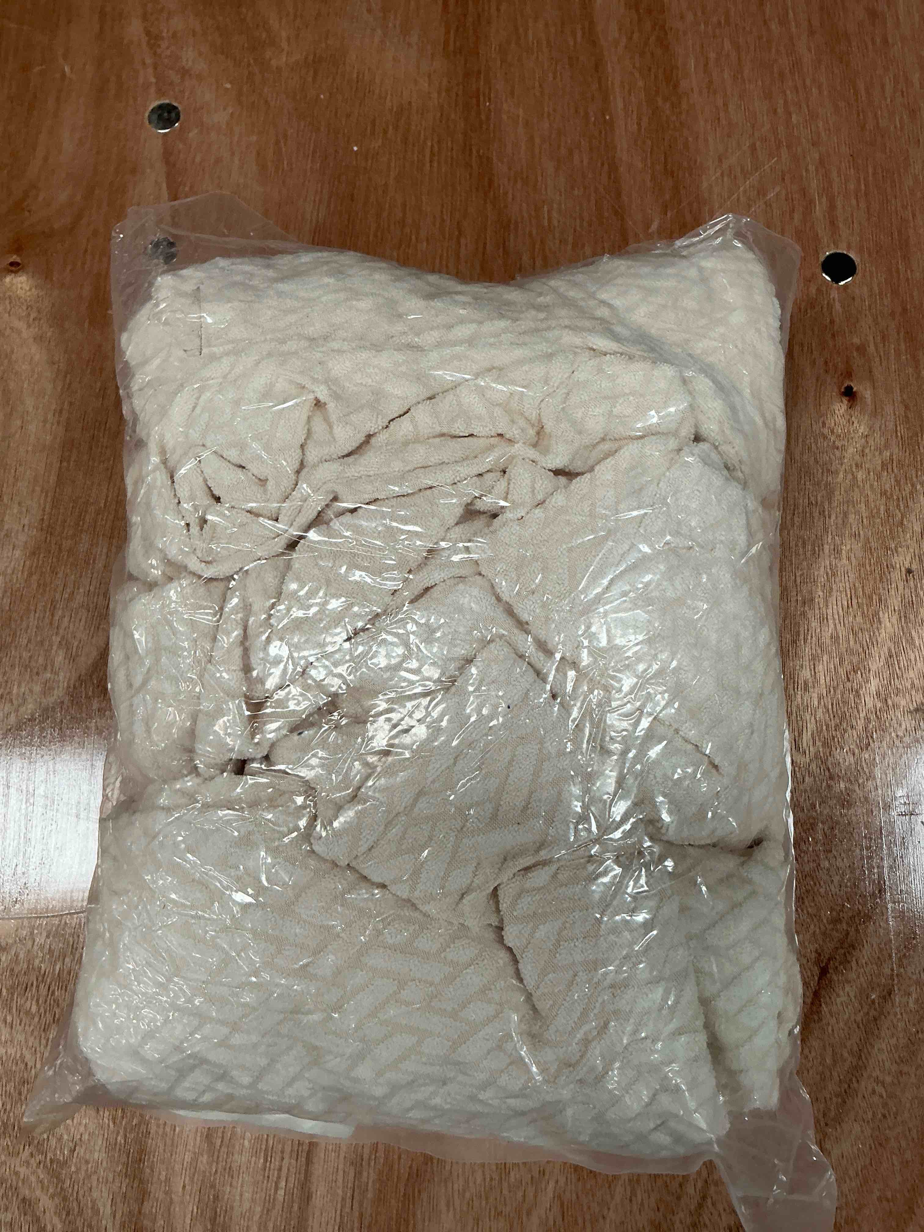 Condition photo showing Good Condition for FABRIC BOX CUSHION SLIP COVER CREAM COLOR