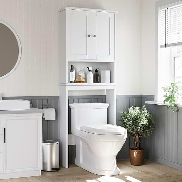 over the toilet storage cabinet
