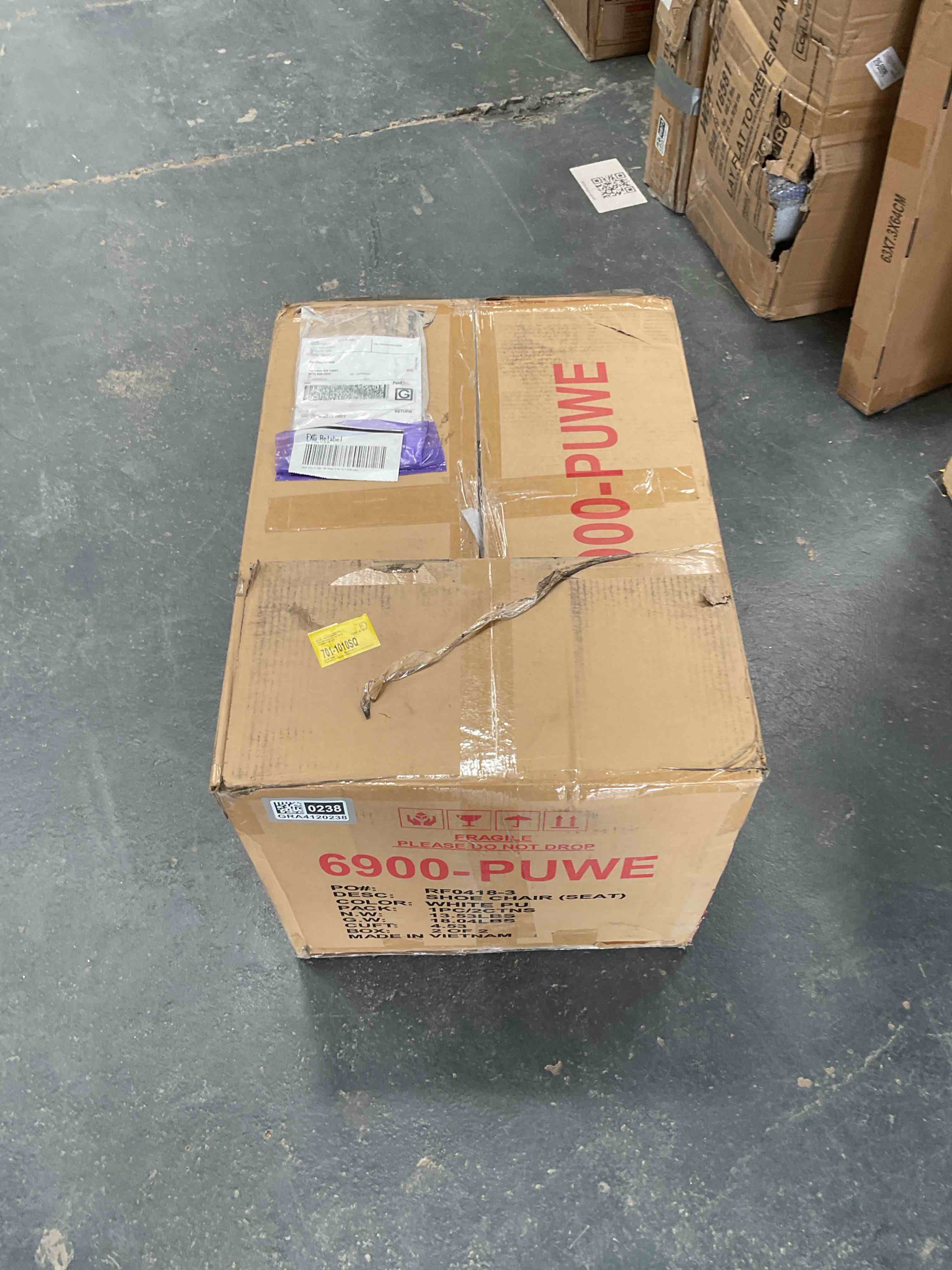 Condition photo showing As Is for Schenck 48.26Cm Wide Tufted Lounge Chair