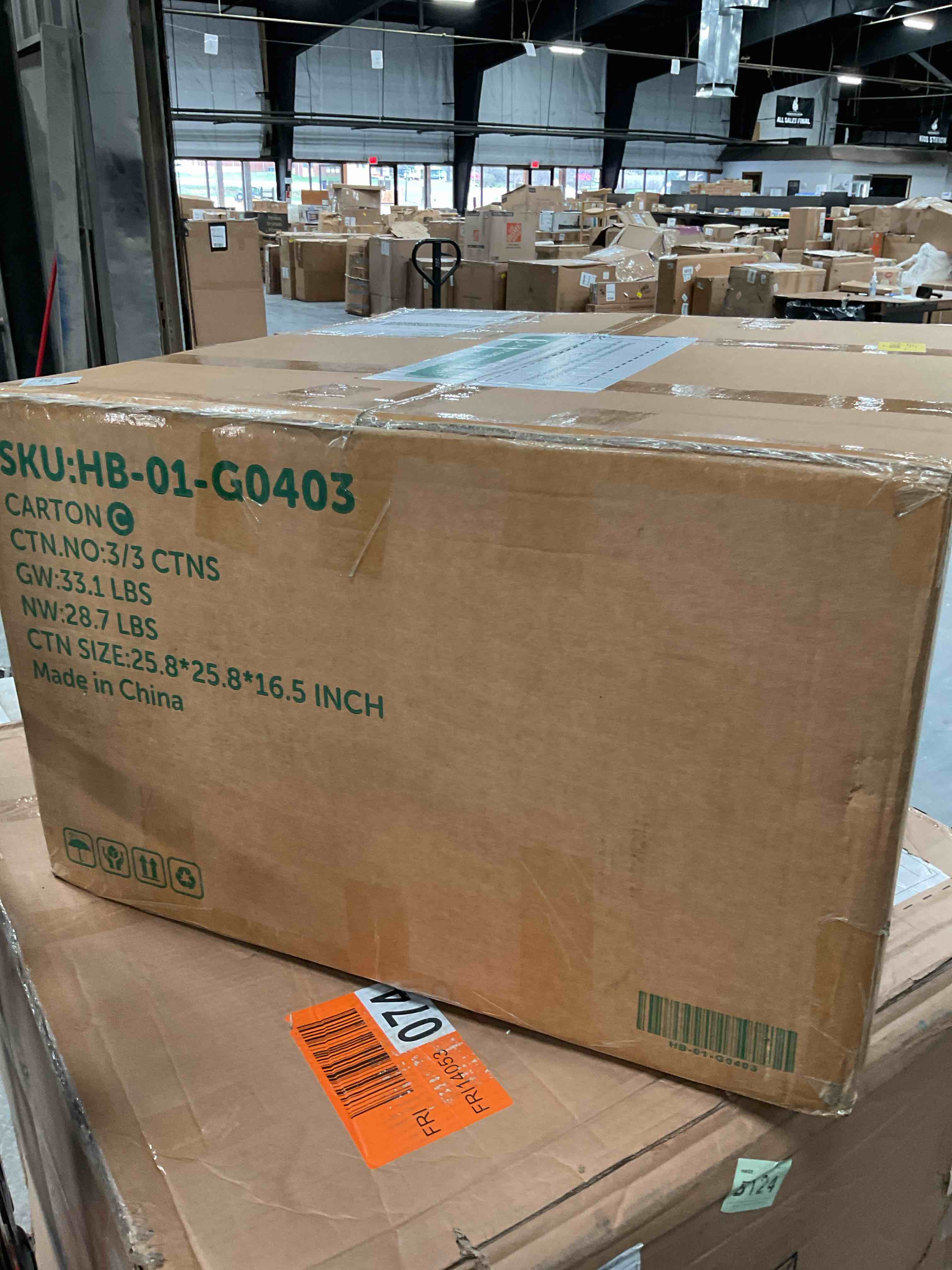 Condition photo showing Good Condition for 25.6" Wide Square Standard Ottoman with Storage