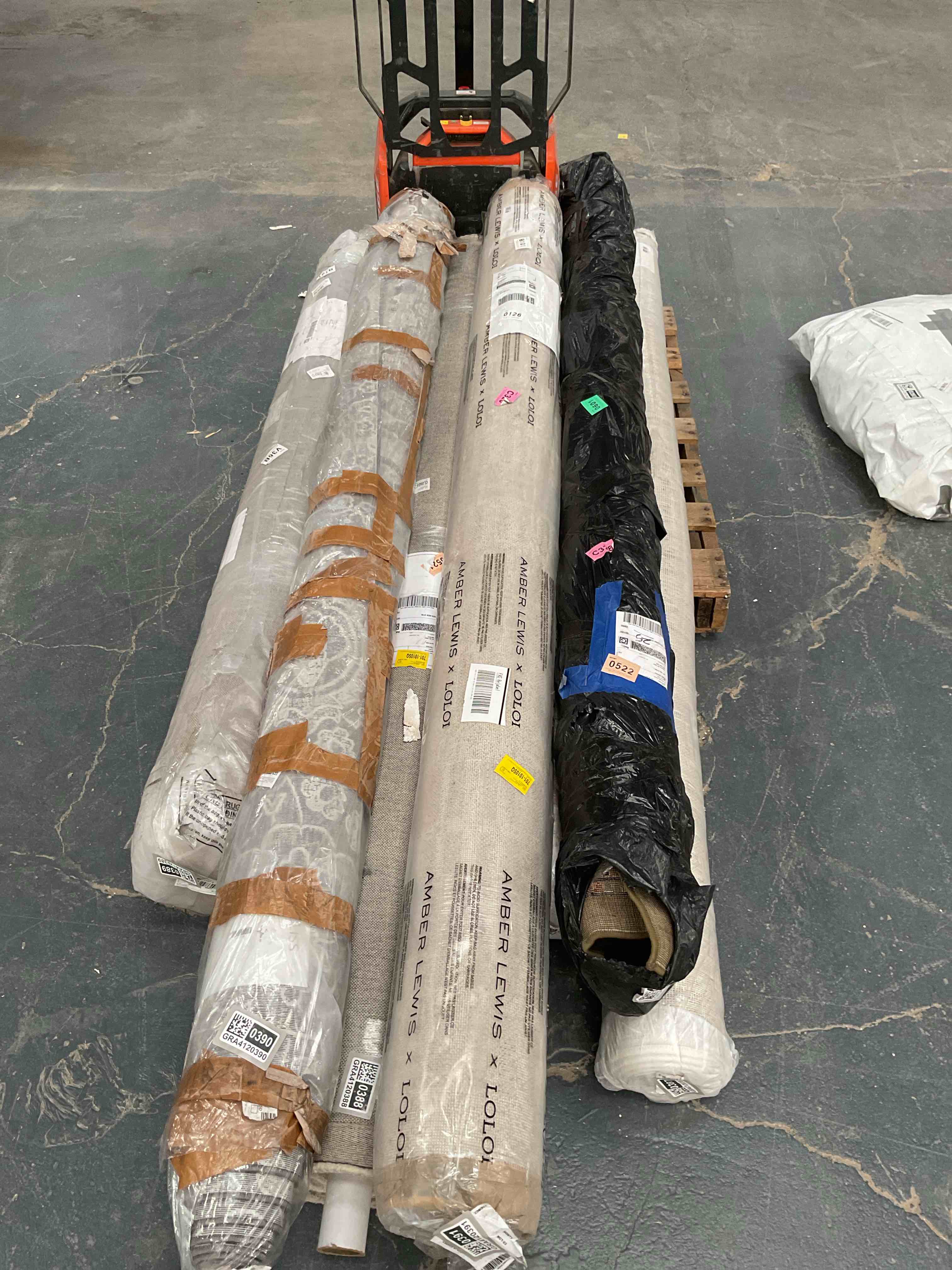 Condition photo showing Good Condition for Amber Lewis x Loloi Monty  Ivory / Beige Area Rug