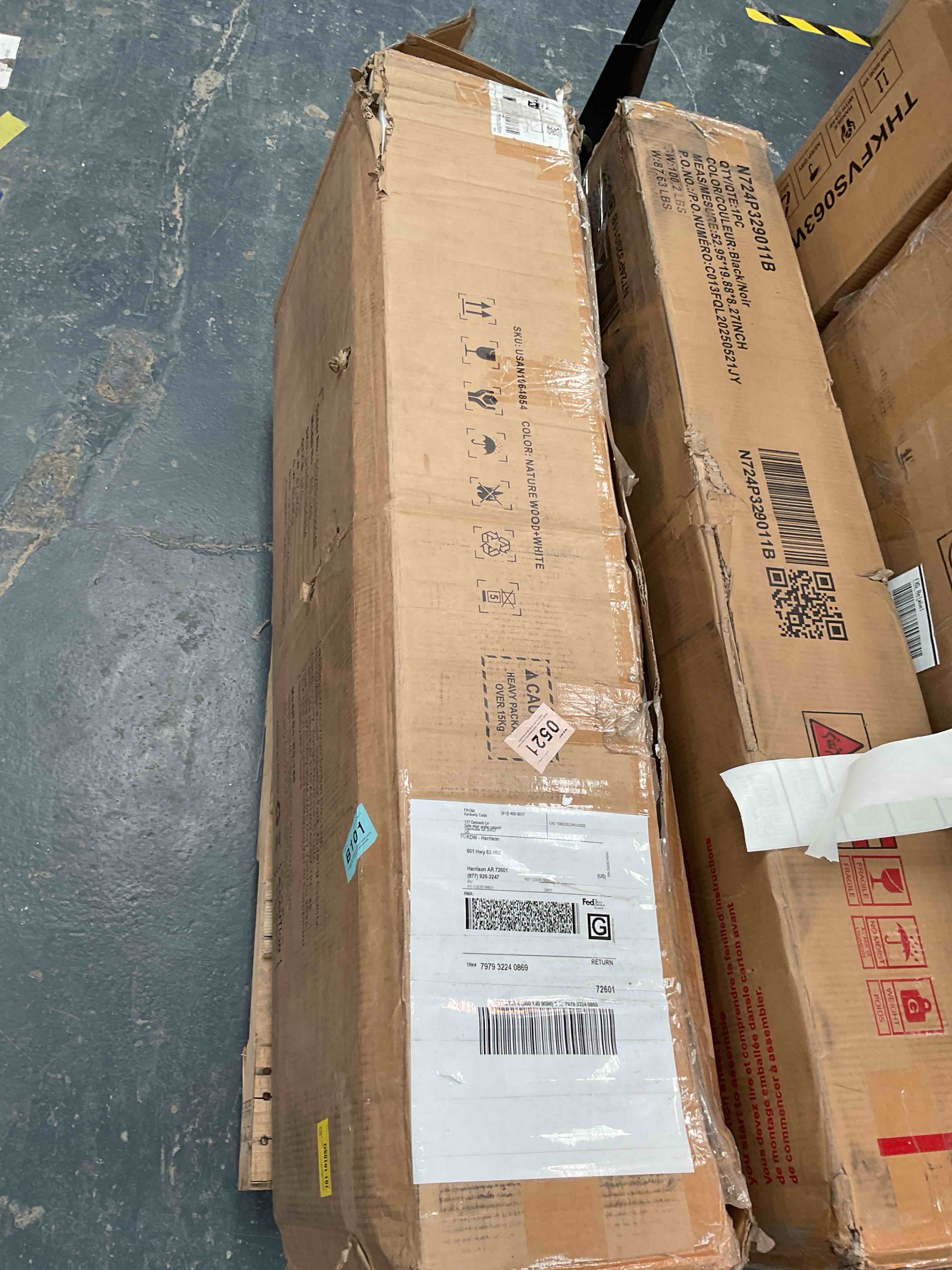 Condition photo showing Good Condition for 63â€� Folding Dining Table Set With 71â€� Tall Kitchen Pantry Storage Cabinet