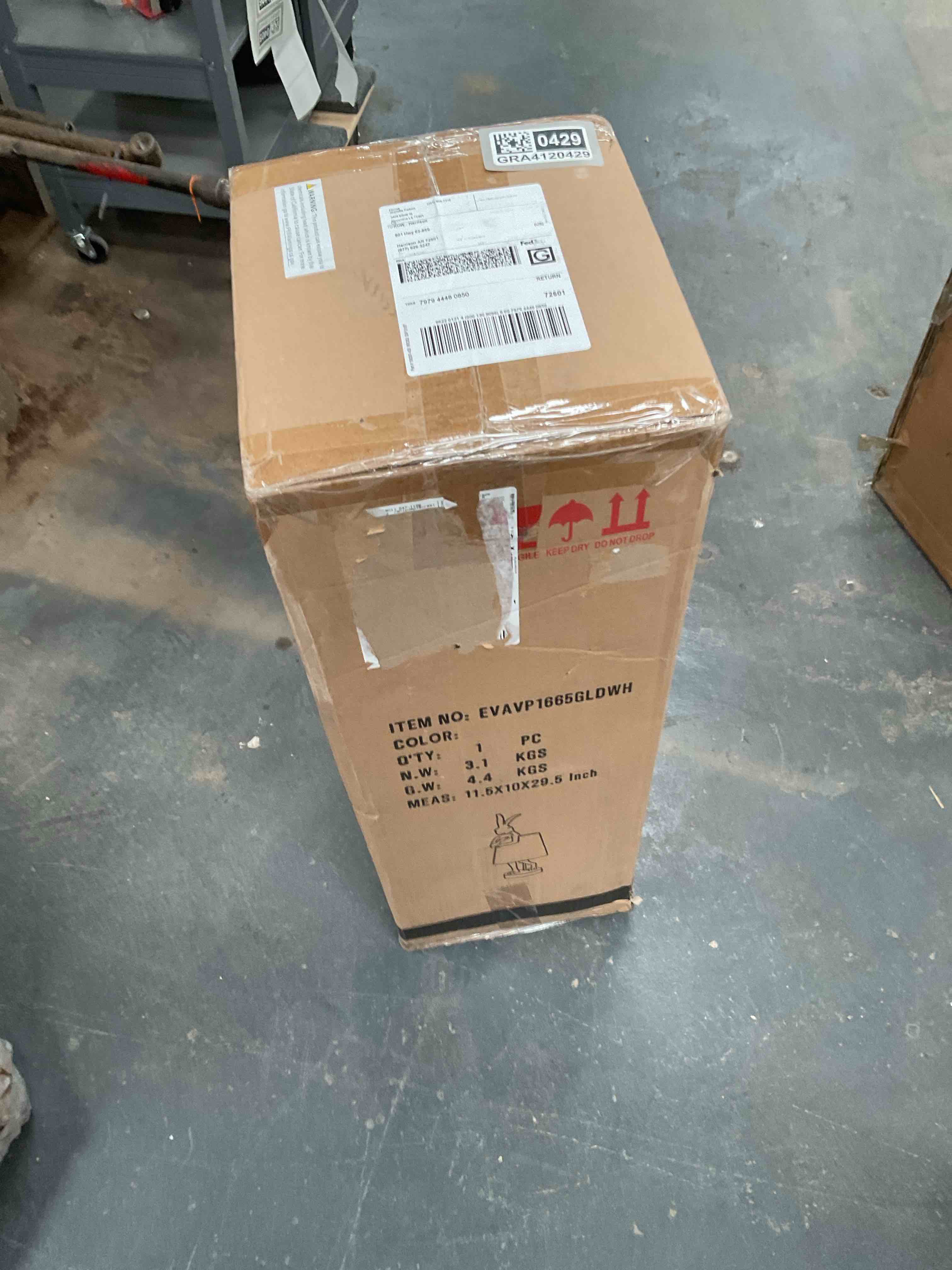 Condition photo showing Good Condition for Chester 27" Resin Rabbit Lamp with Linen Shade, Gold