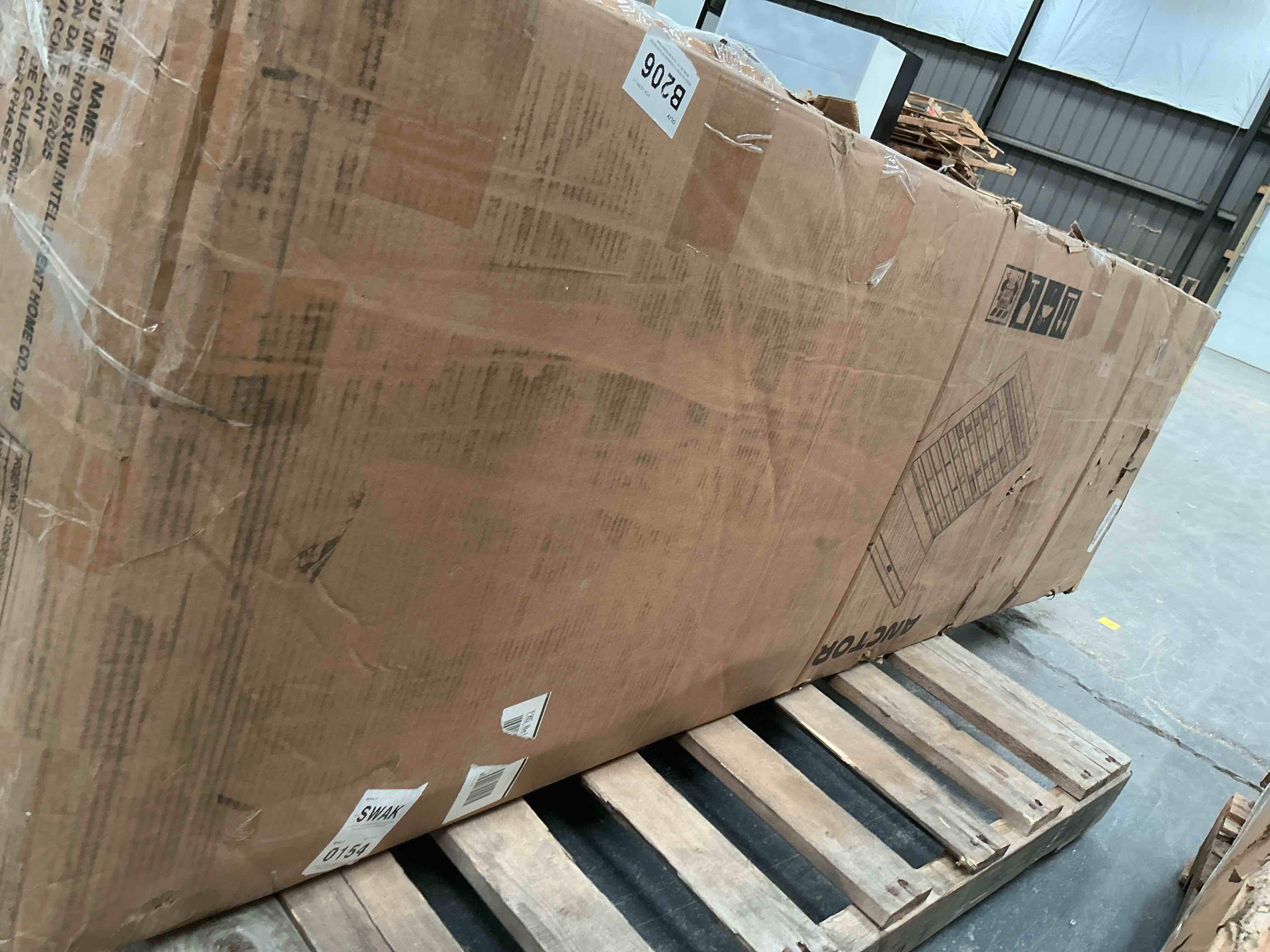 Condition photo showing Good Condition for Upholstered Bed Frame with 3 Drawers, Bed with Storage Headboard and Charging Station