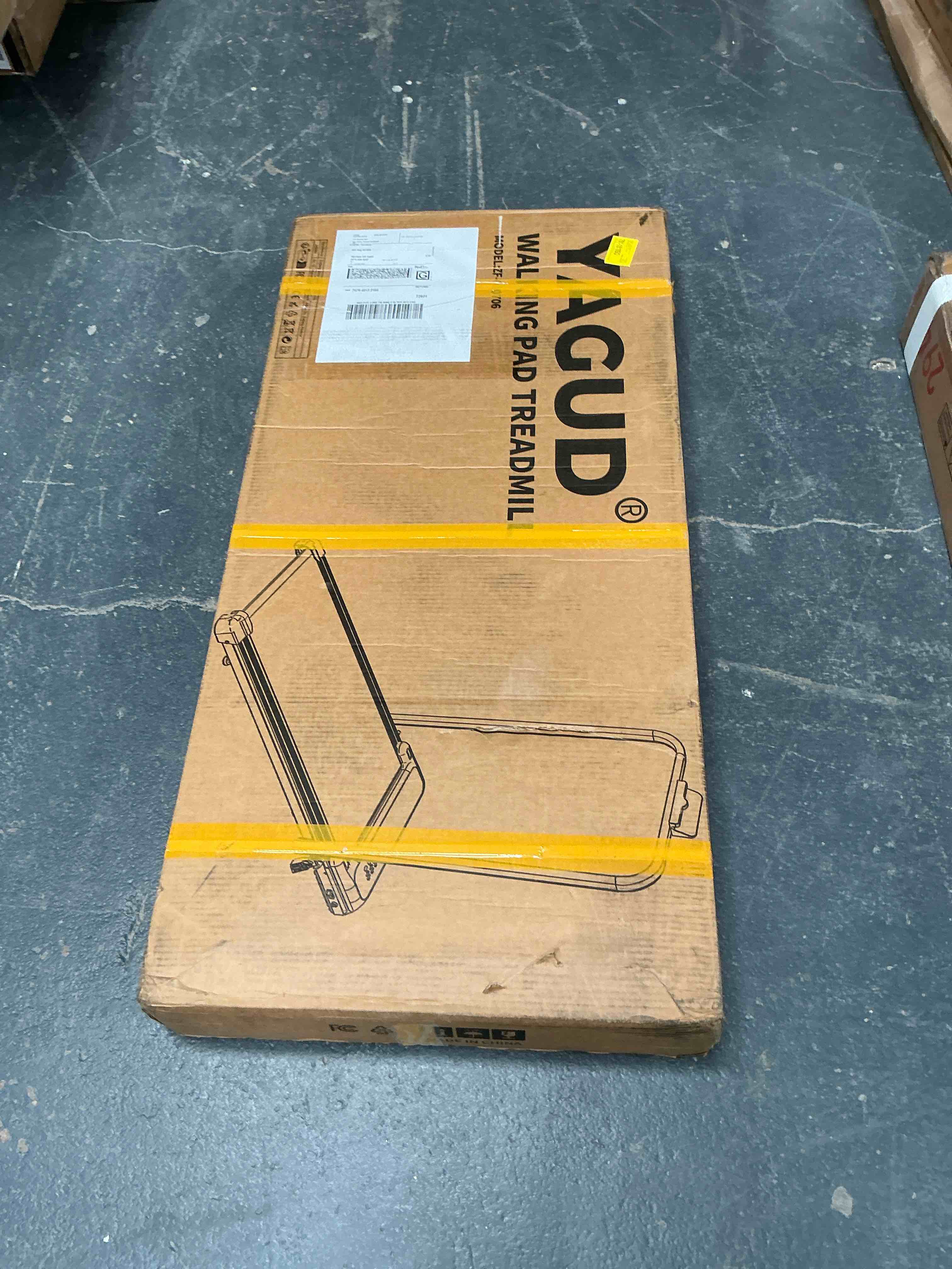 Condition photo showing Good Condition for Walking Pad Treadmill with Handle Bar and Adjustable Incline, 3.8HP Portable Electric Treadmills with Wheels for Home