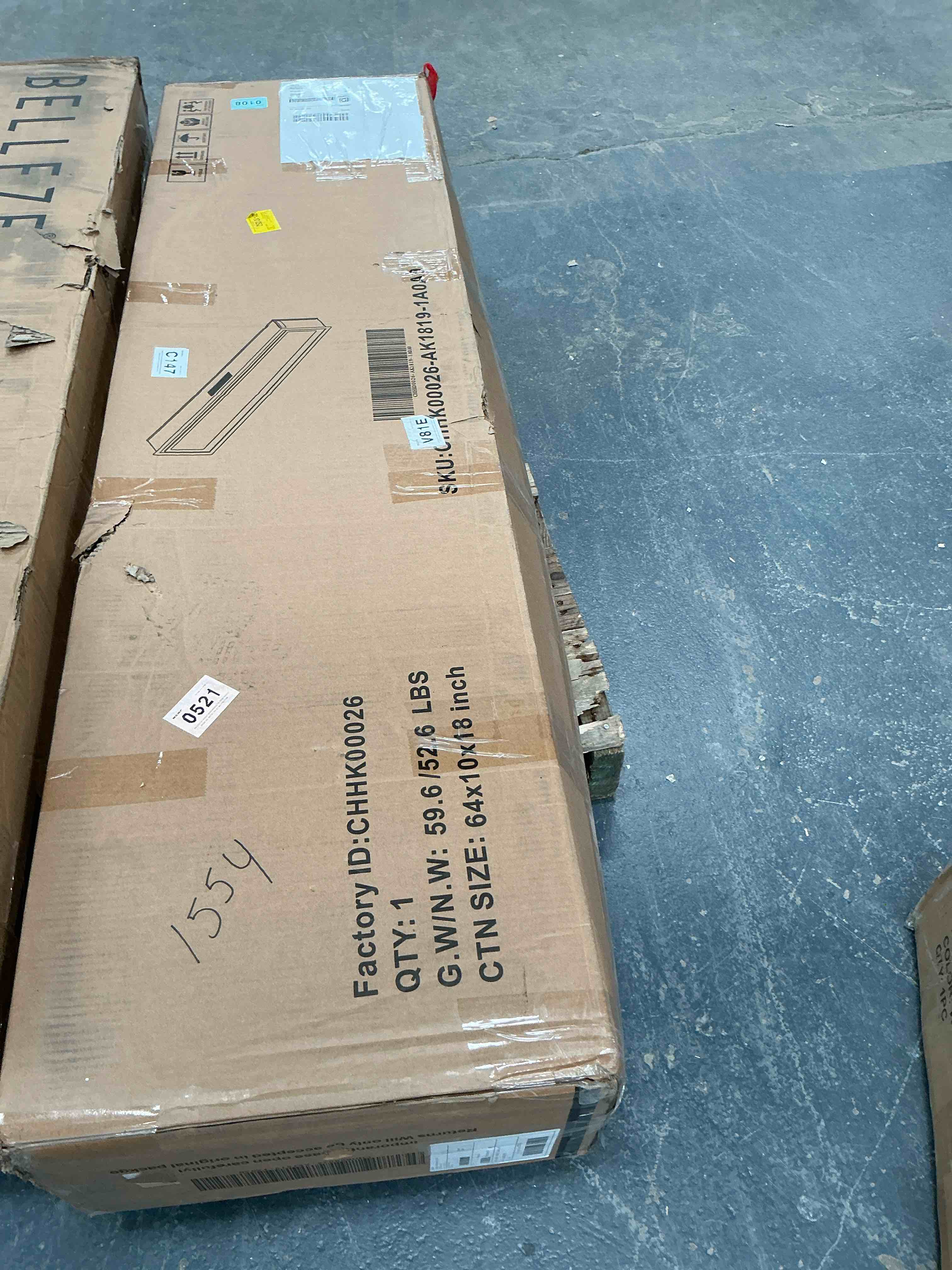 Condition photo showing Good Condition for 75 Inches Rustic Fireplace TV Stand For Fireplace Box 2 Of 2