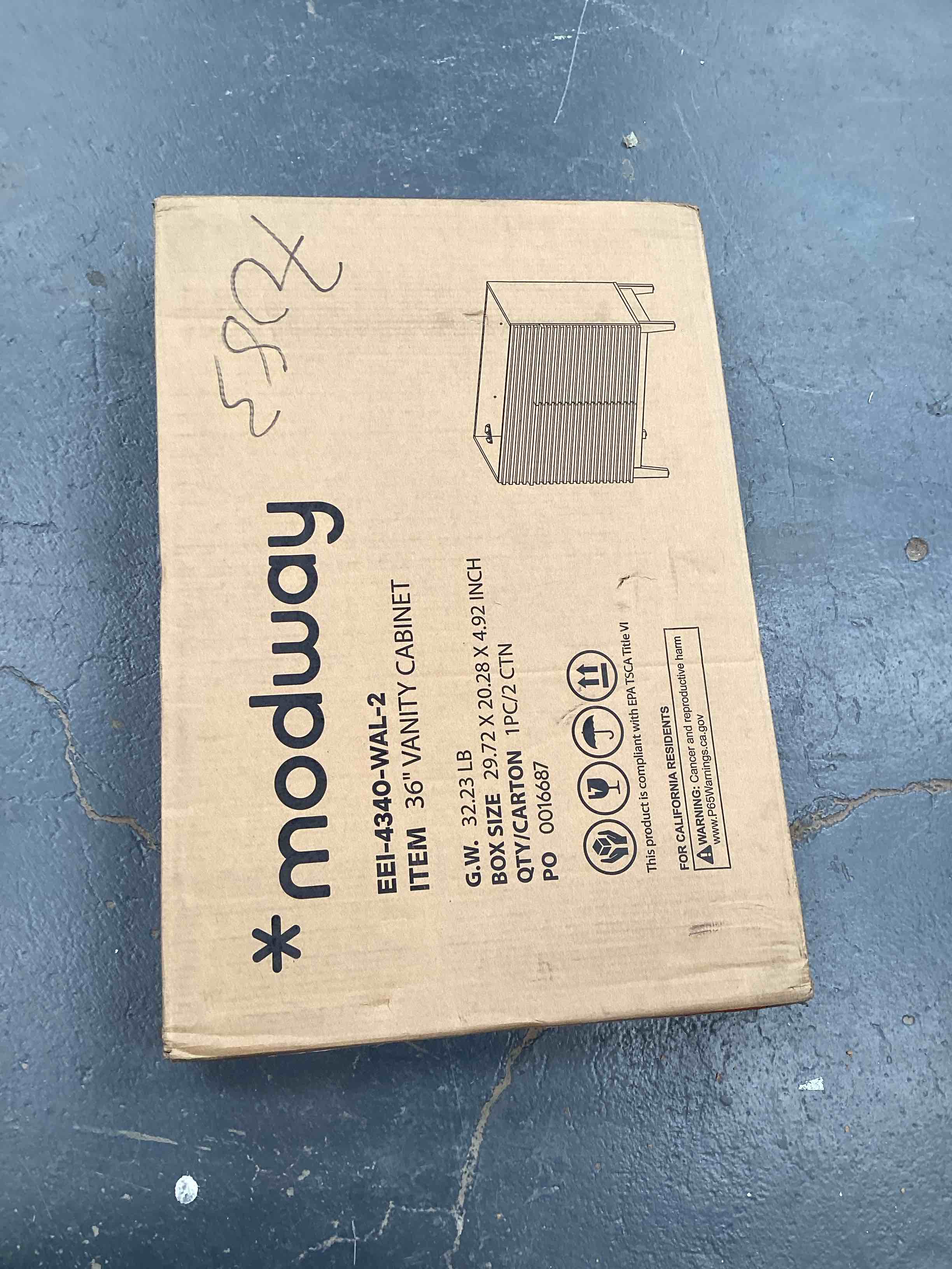 Condition photo showing Good Condition for Render 36" Bathroom Vanity