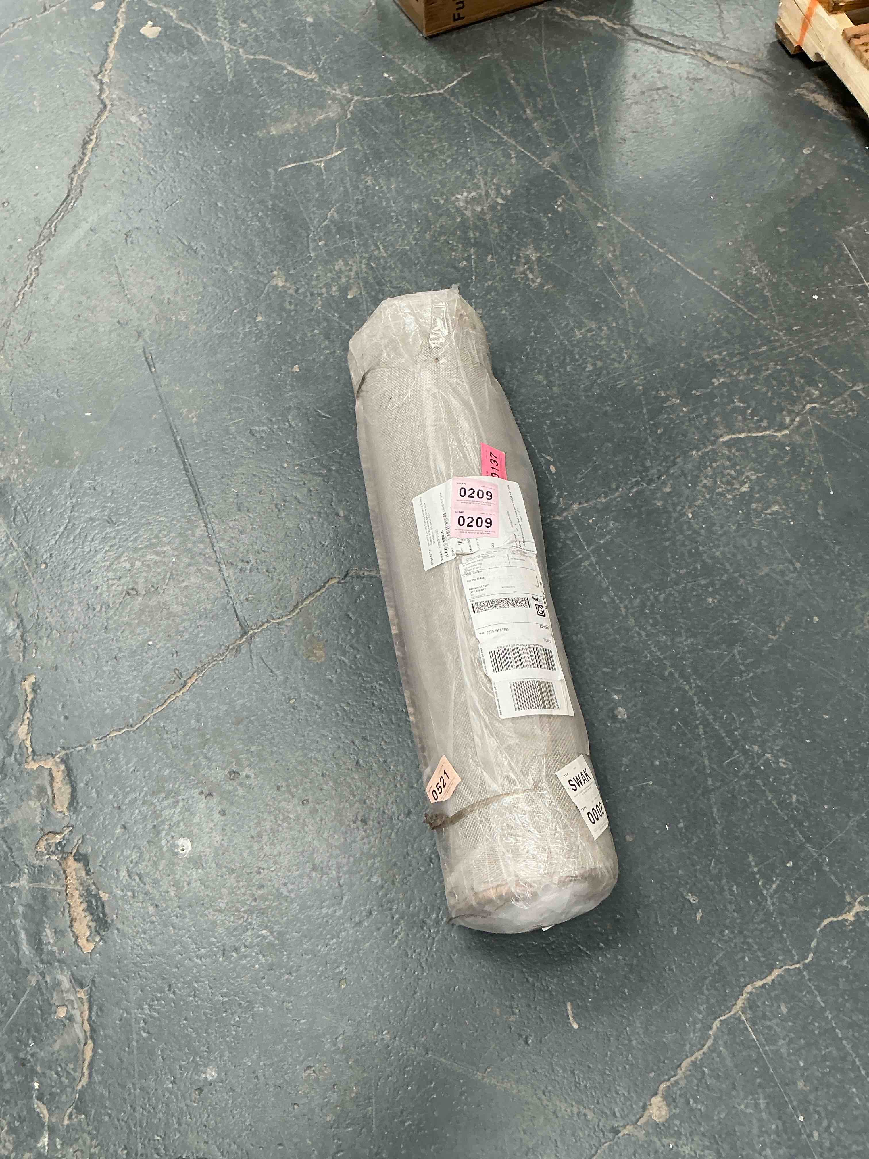 Condition photo showing Good Condition for Katasha Checked Wool Brown Area Rug