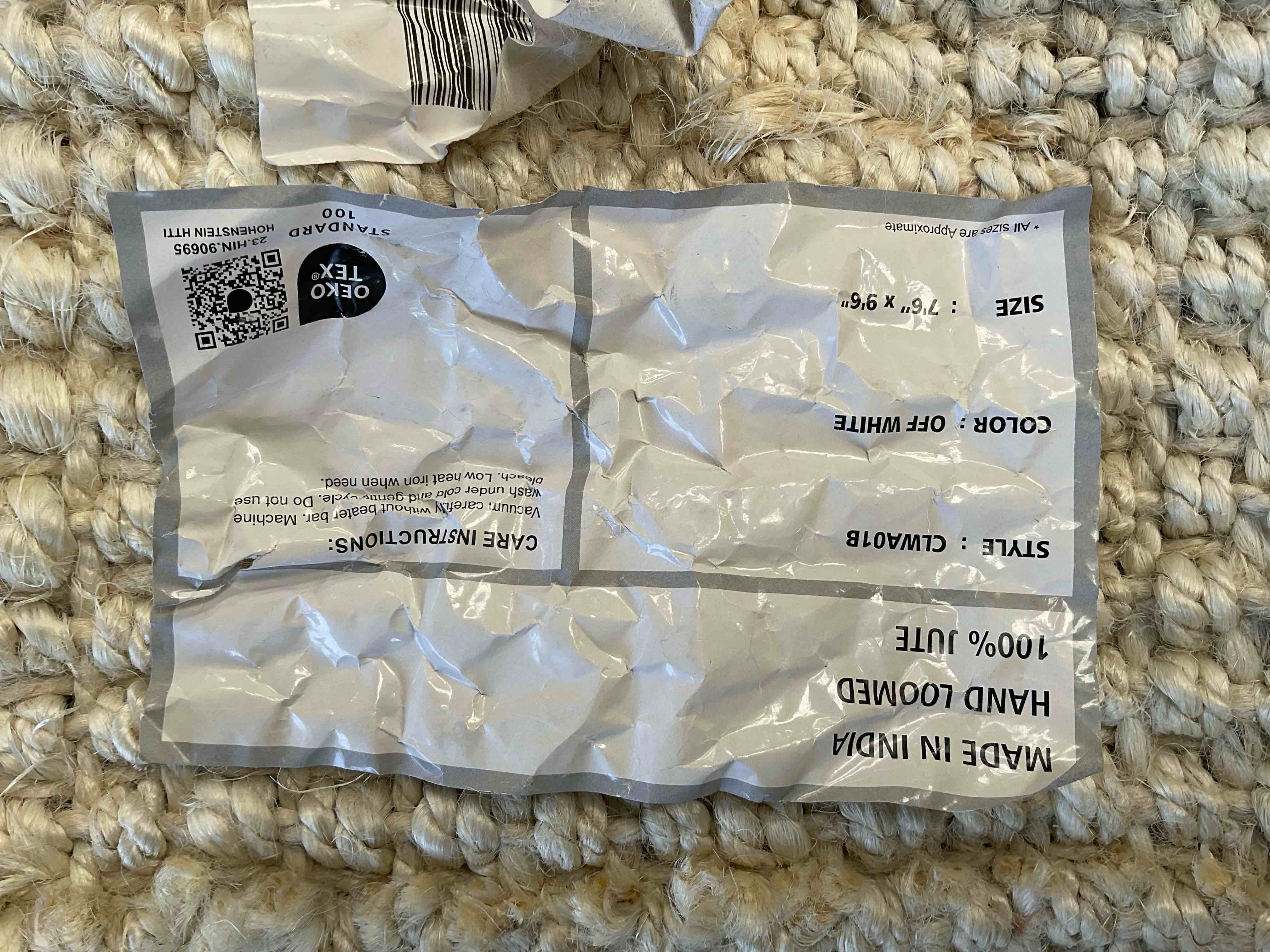 Condition photo showing Good Condition for Rug