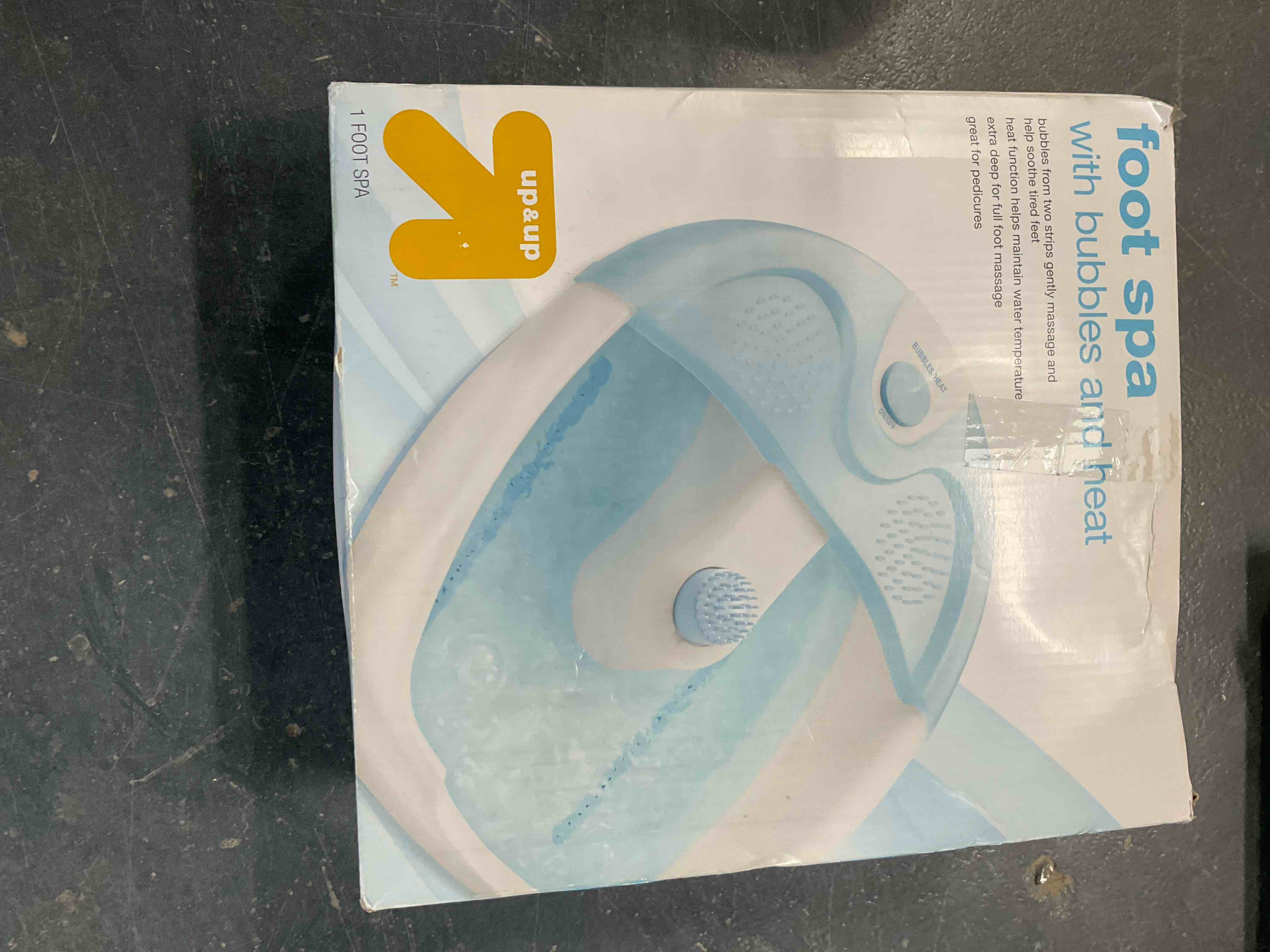 Condition photo showing Good Condition for foot spa with bubbles and heat