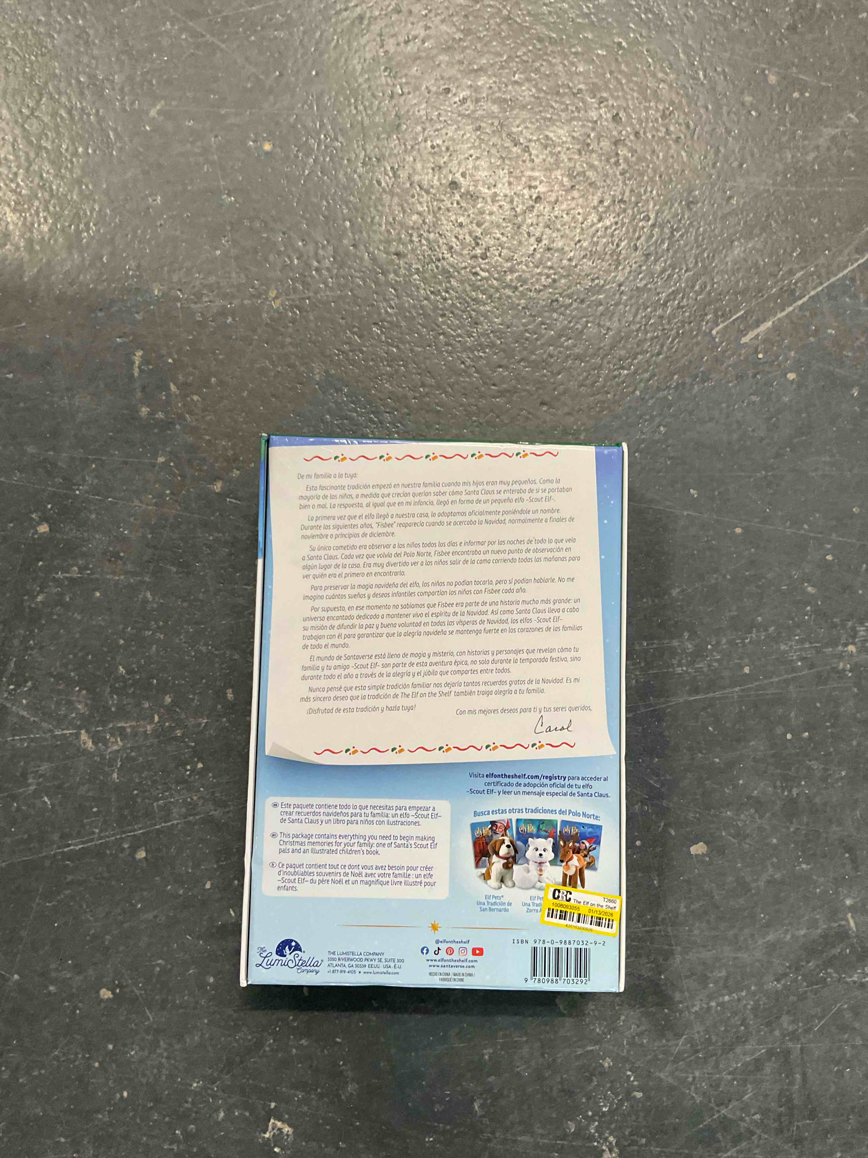 Condition photo showing Good Condition for The elf on the shelf Santa verse