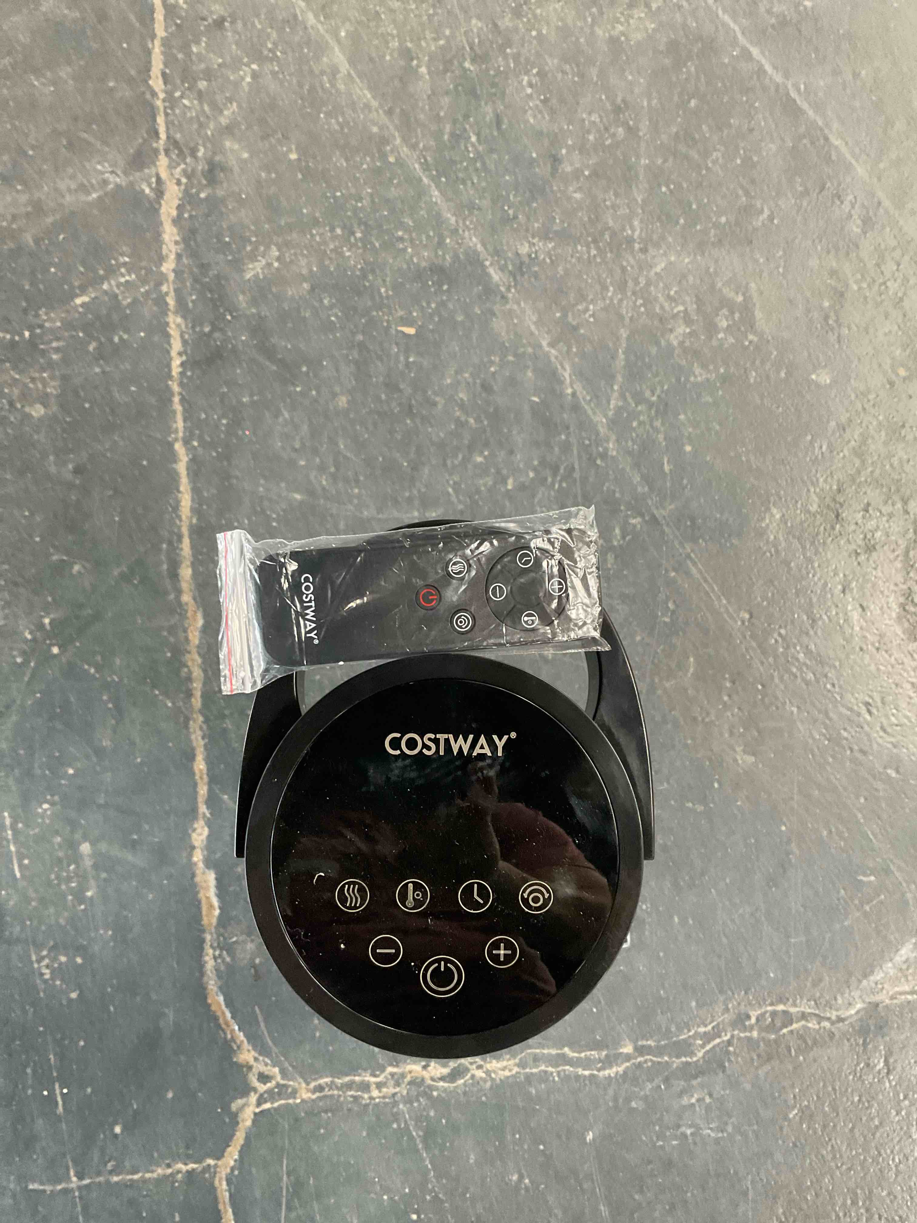 Condition photo showing Good Condition for cost way standing air fan