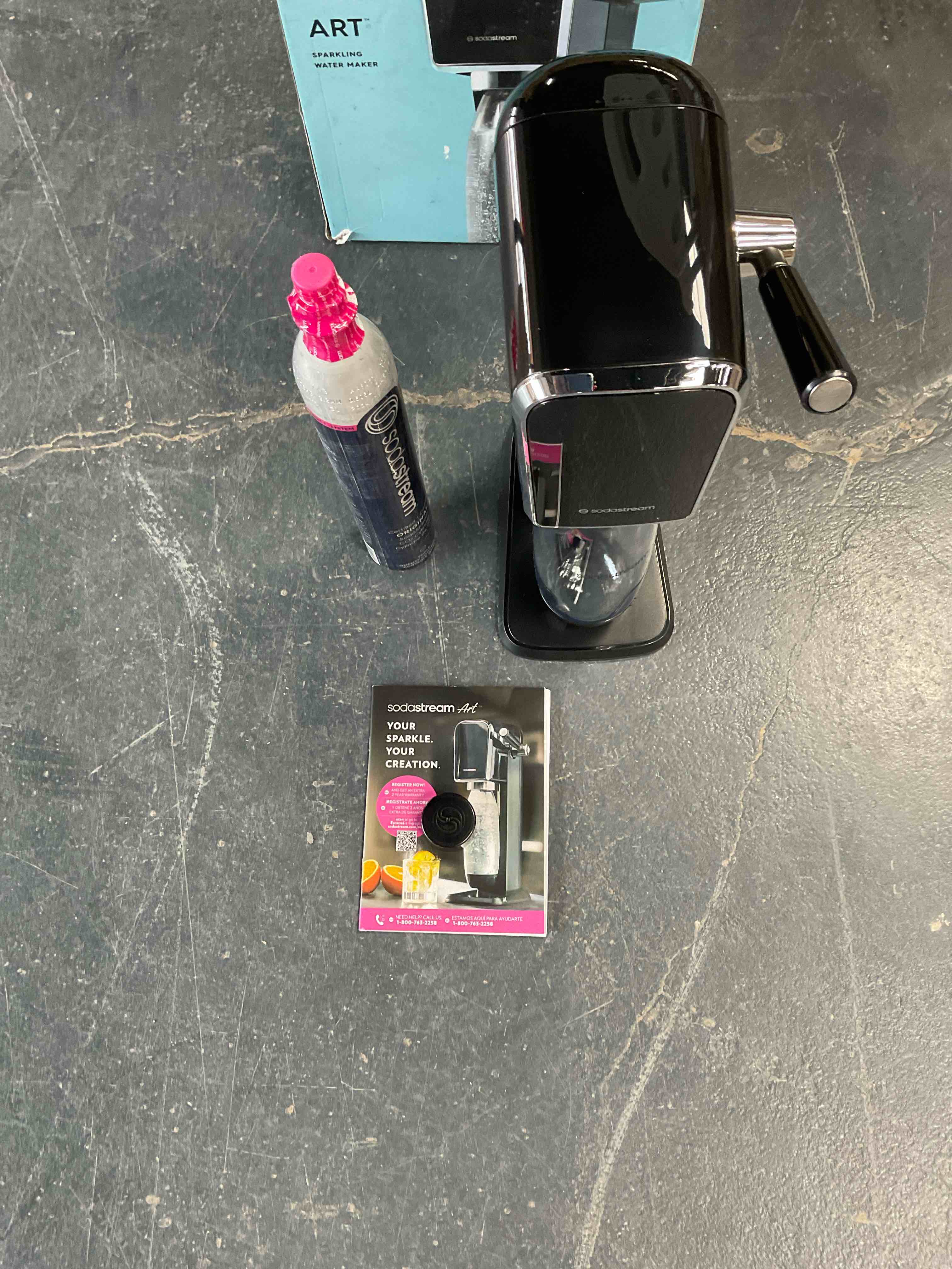 Condition photo showing Good Condition for soda stream art, sparkling water maker