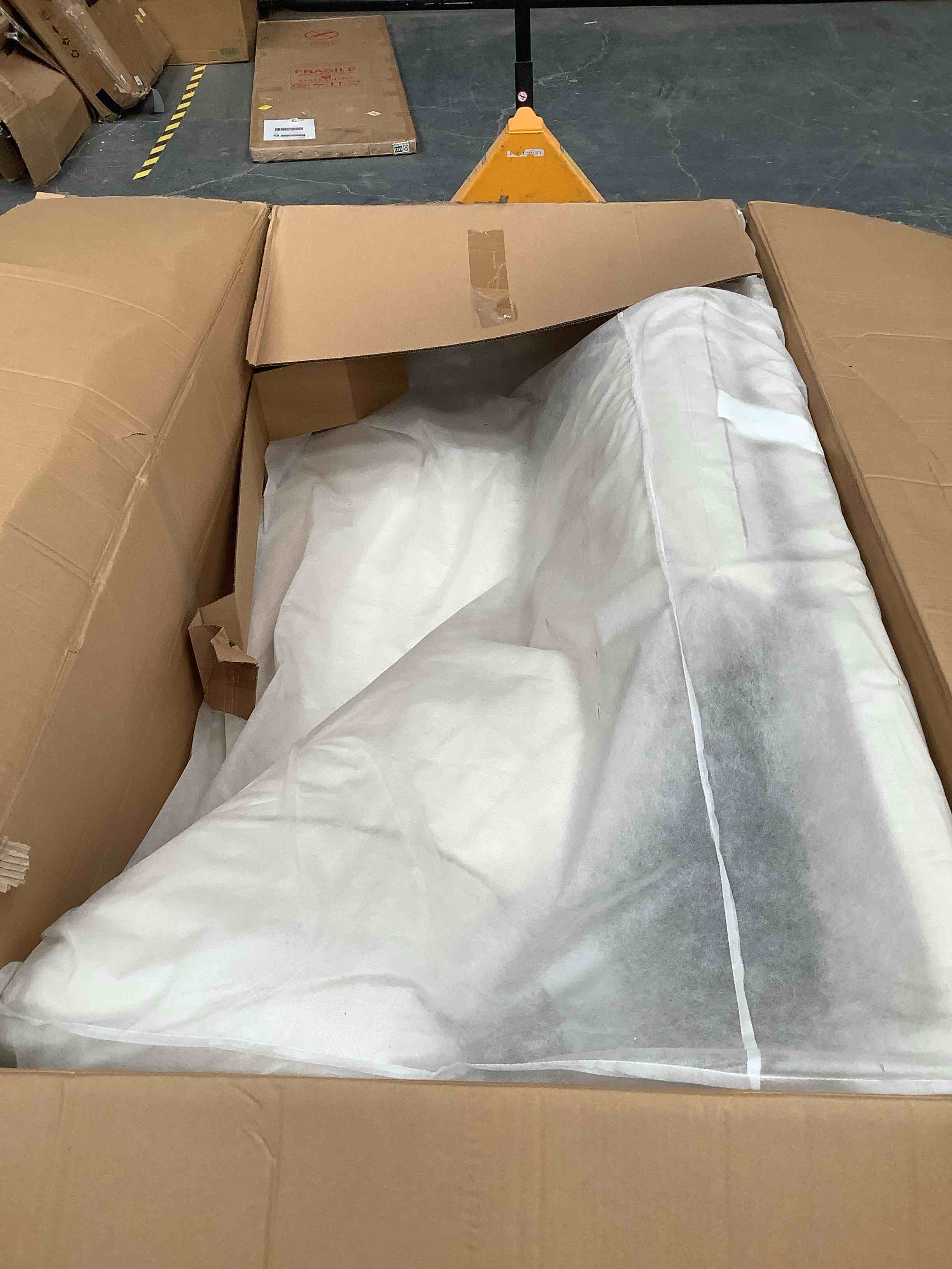 Condition photo showing Good Condition for Vivian Park Upholstered Sofa Cream - Threshold™ designed with Studio McGee