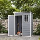 outdoor resin storage shed