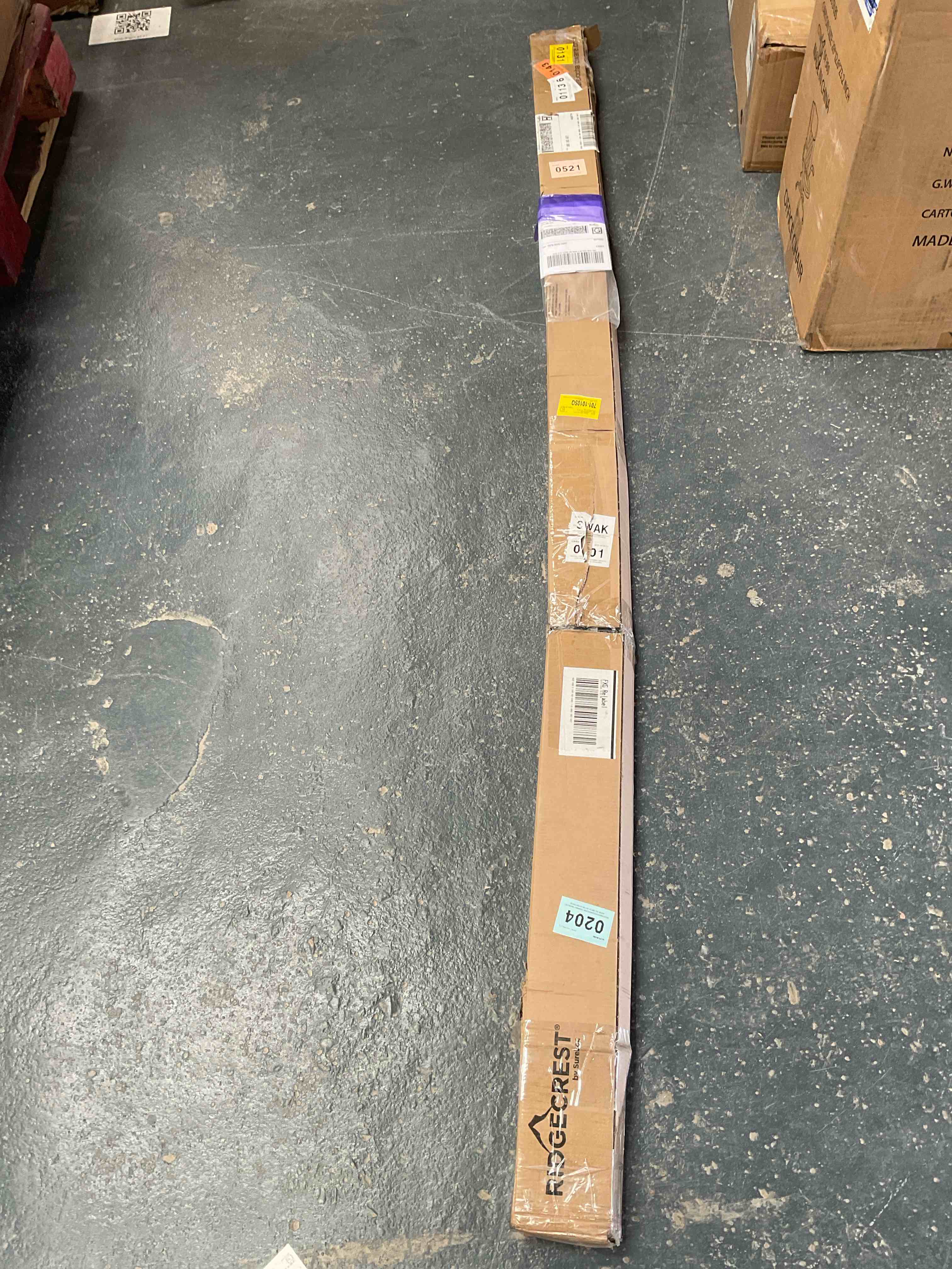 Condition photo showing Good Condition for round long door pull, single-sided