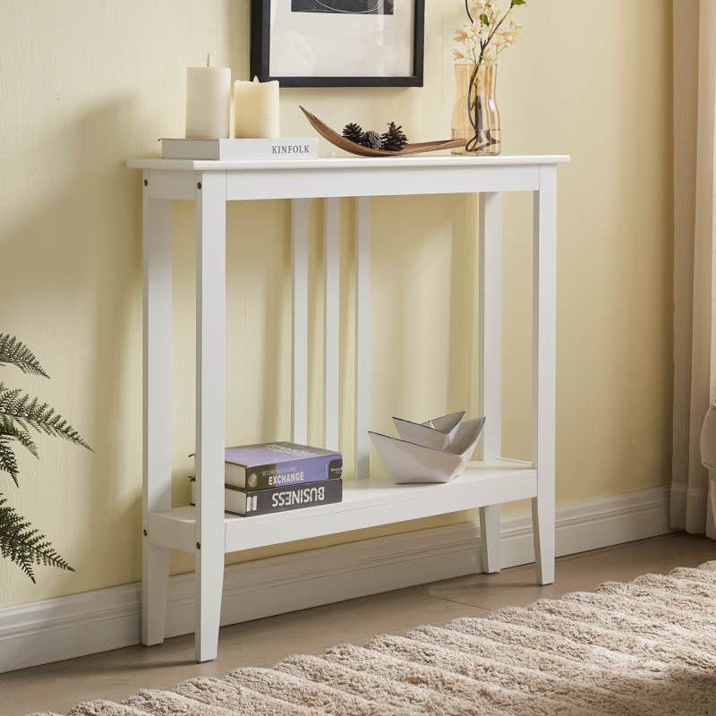 Aubreyana Entryway Table - Narrow Console Table - Console Table with Storage - Hallway Decor - Wood Console Tables for Entryway - Narrow Console Sofa Side Table