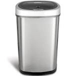 motion sensor trash can