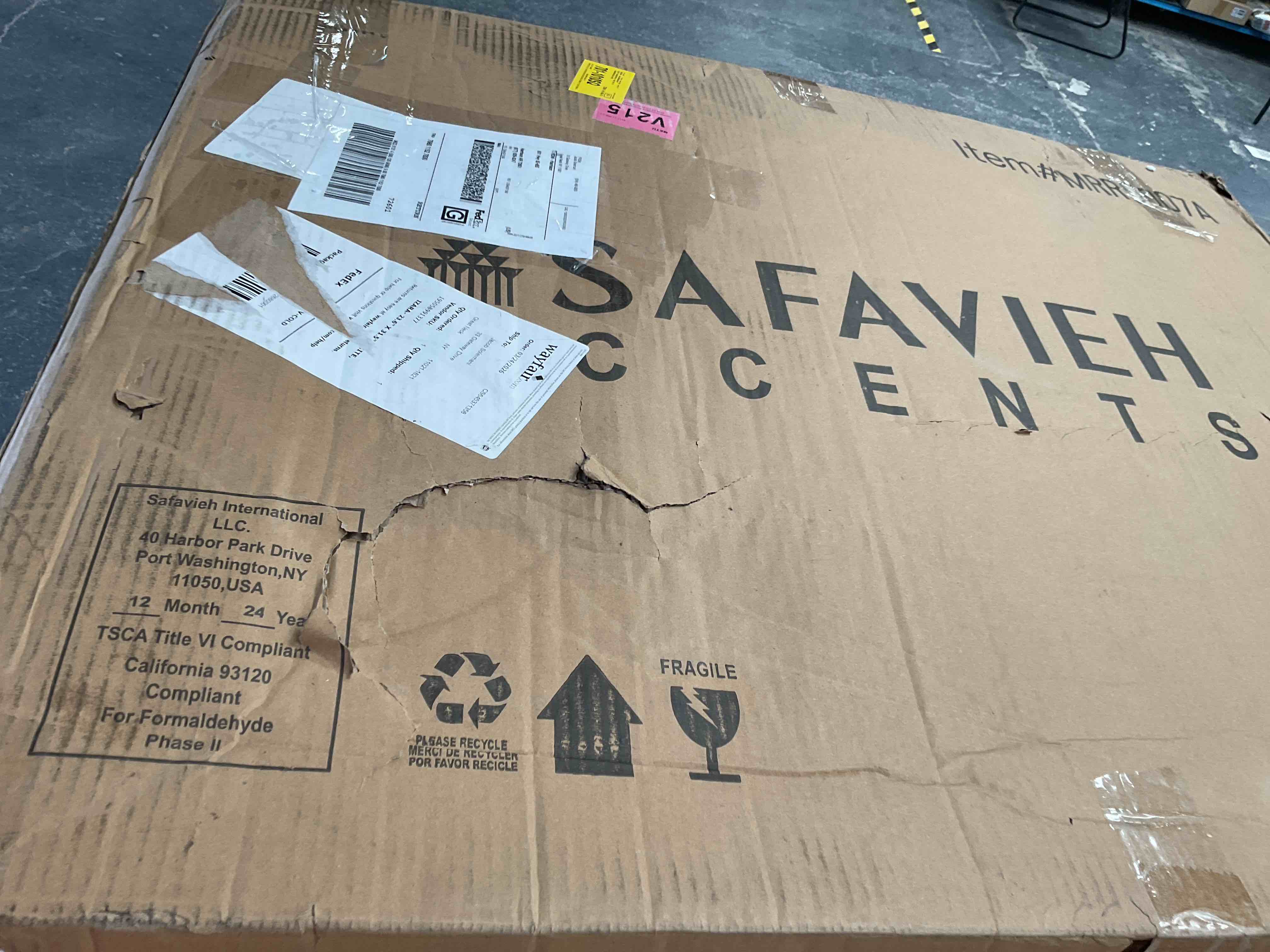 Condition photo showing Good Condition for safavieh swirly mirror