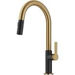 kraus oletto single handle pull down kitchen faucet
