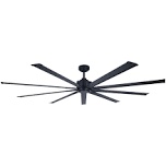 72/84/96/120 inch industrial dc motor ceiling fan, large hvls ceiling fan with reversible blades, 6-speed remote control, home or commercial ceiling fans for porch/garage/shop