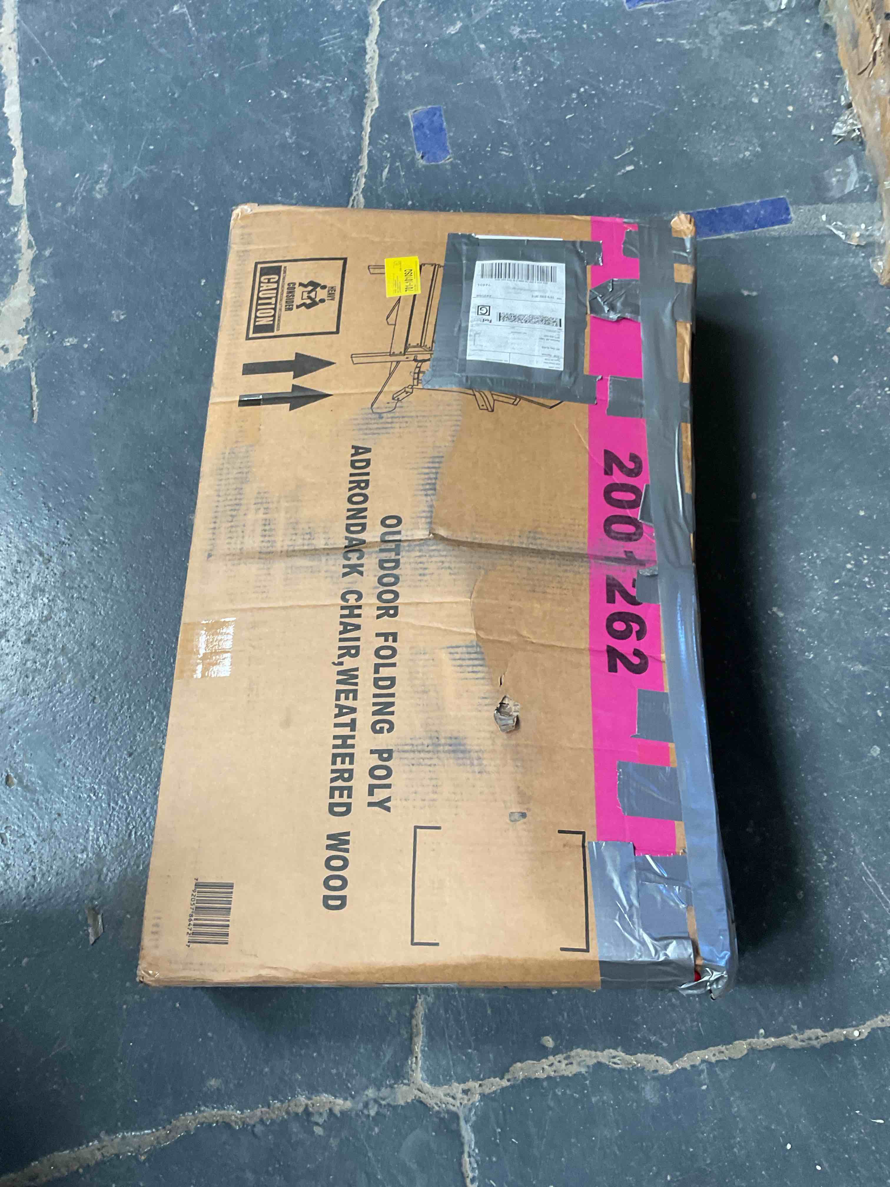 Condition photo showing Good Condition for shawnna weather-resistant foldable outdoor adirondack chair