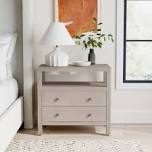 celine 28" 2-drawer nightstand
