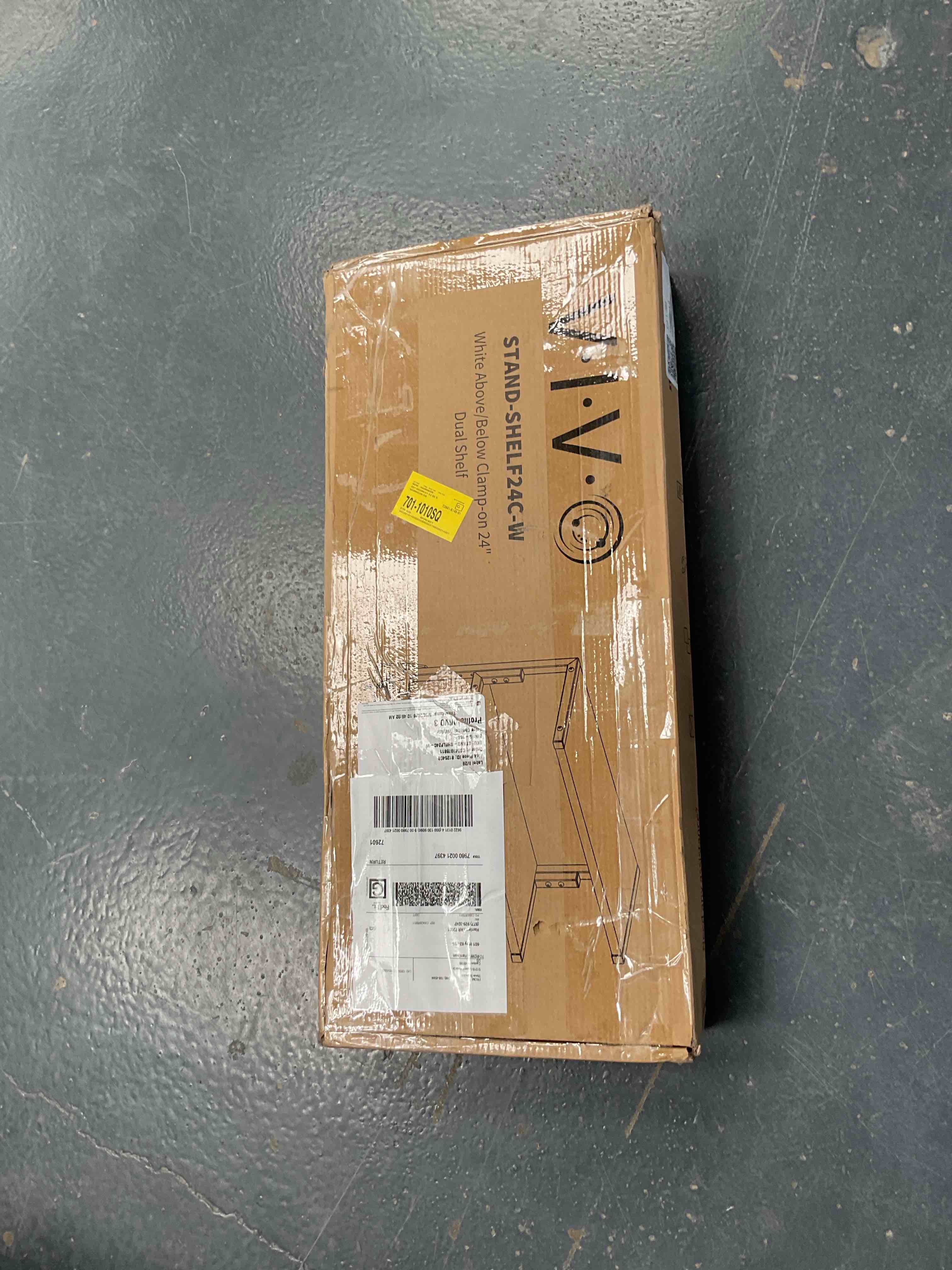 Condition photo showing Good Condition for vivo clamp-on 24" above or below desk 2-tier shelving unit, desk organizer