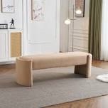 Elegant And Simple Long - Shaped Ottoman Bench