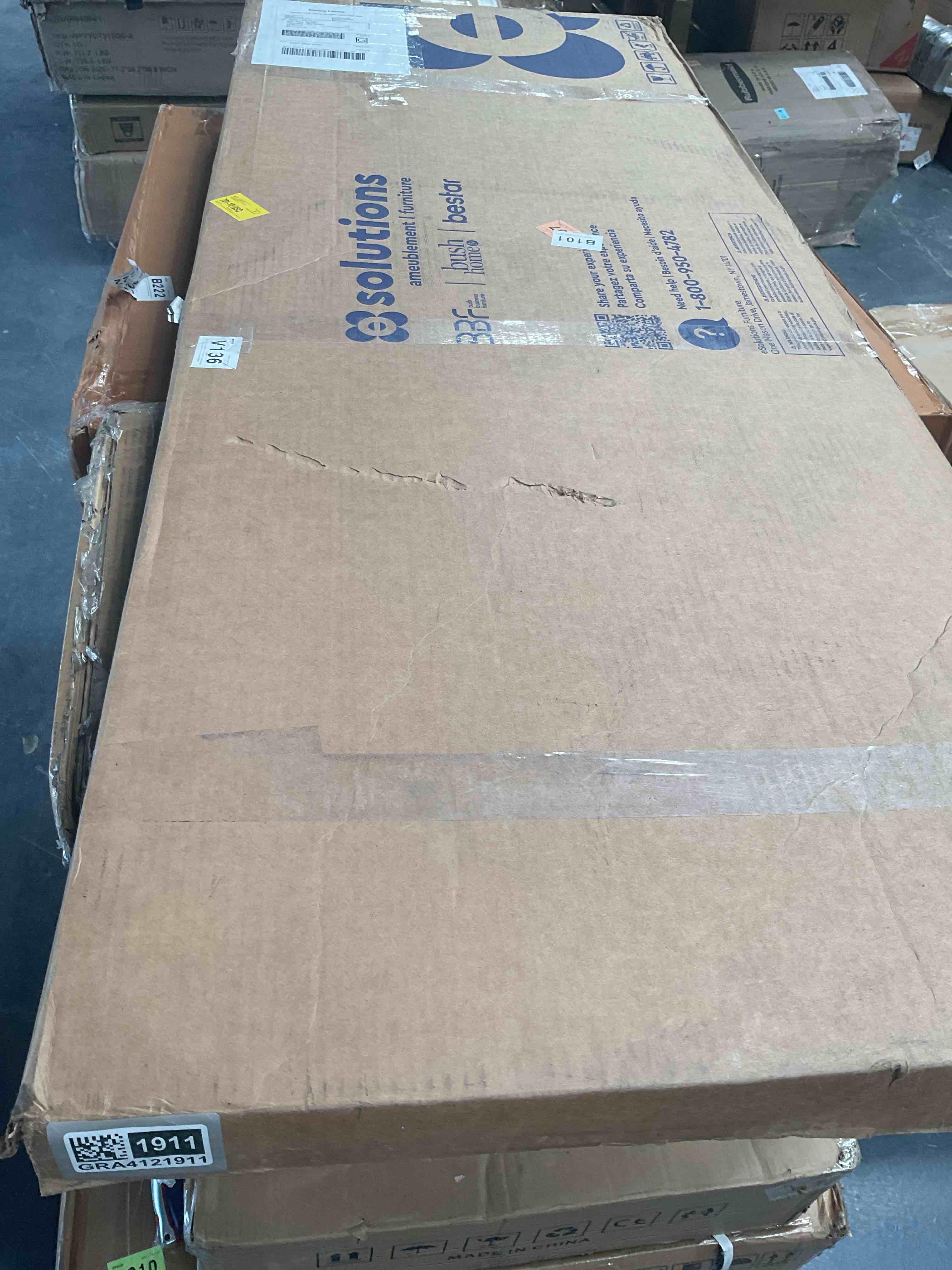 Condition photo showing Good Condition for base only 96w x 42d conference table wood base
