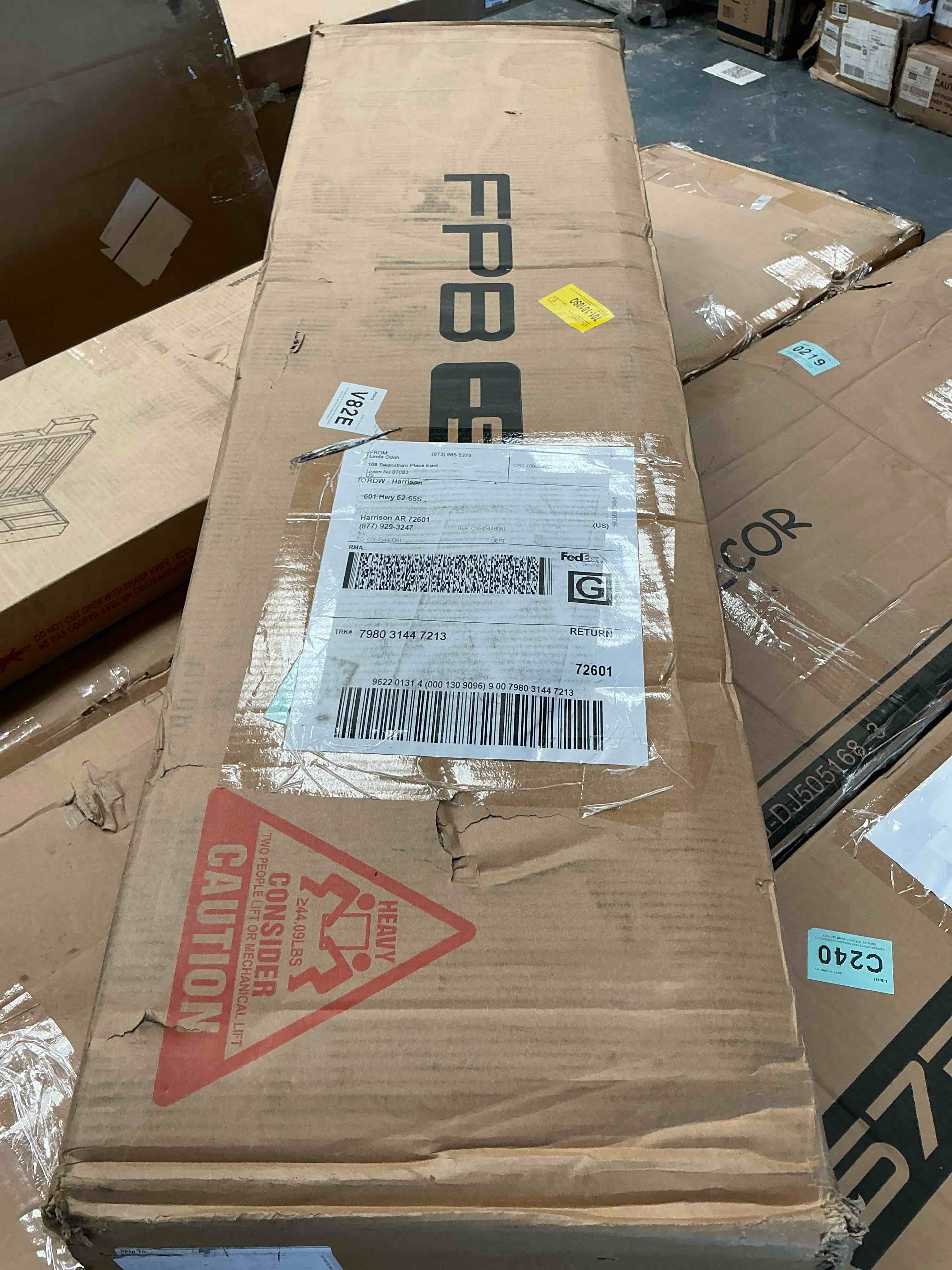 Condition photo showing Good Condition for 82.3" tall bookshelf and bookcase, 7-tier floor standing bookcase for home office, living room