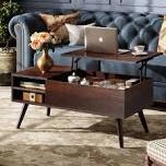 Aravis Lift Top Coffee Table with Storage for Living Room,With adjustable Shelf, Wood