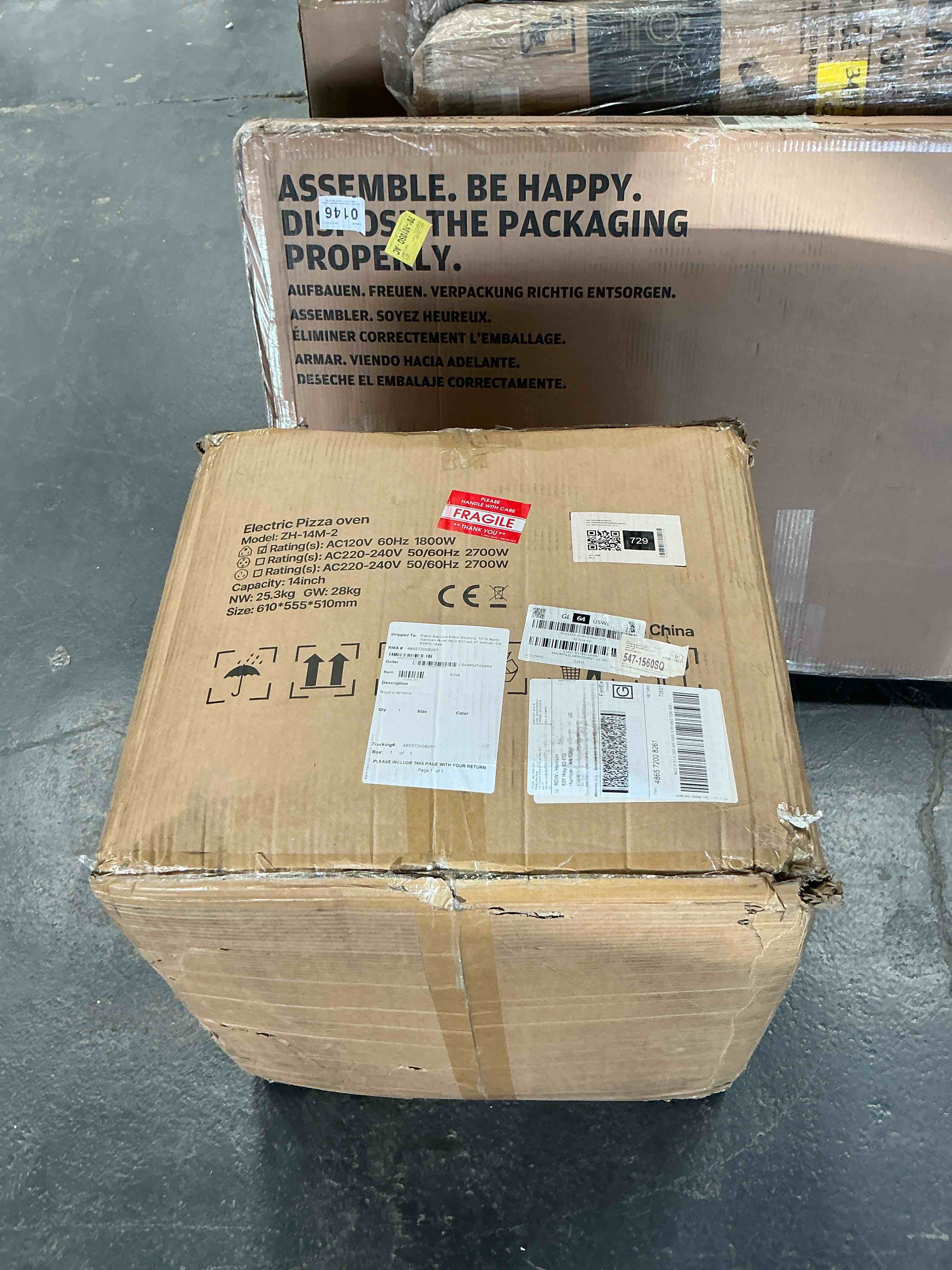 Condition photo showing Good Condition for commercial countertop pizza oven electric pizza oven for pizza indoor