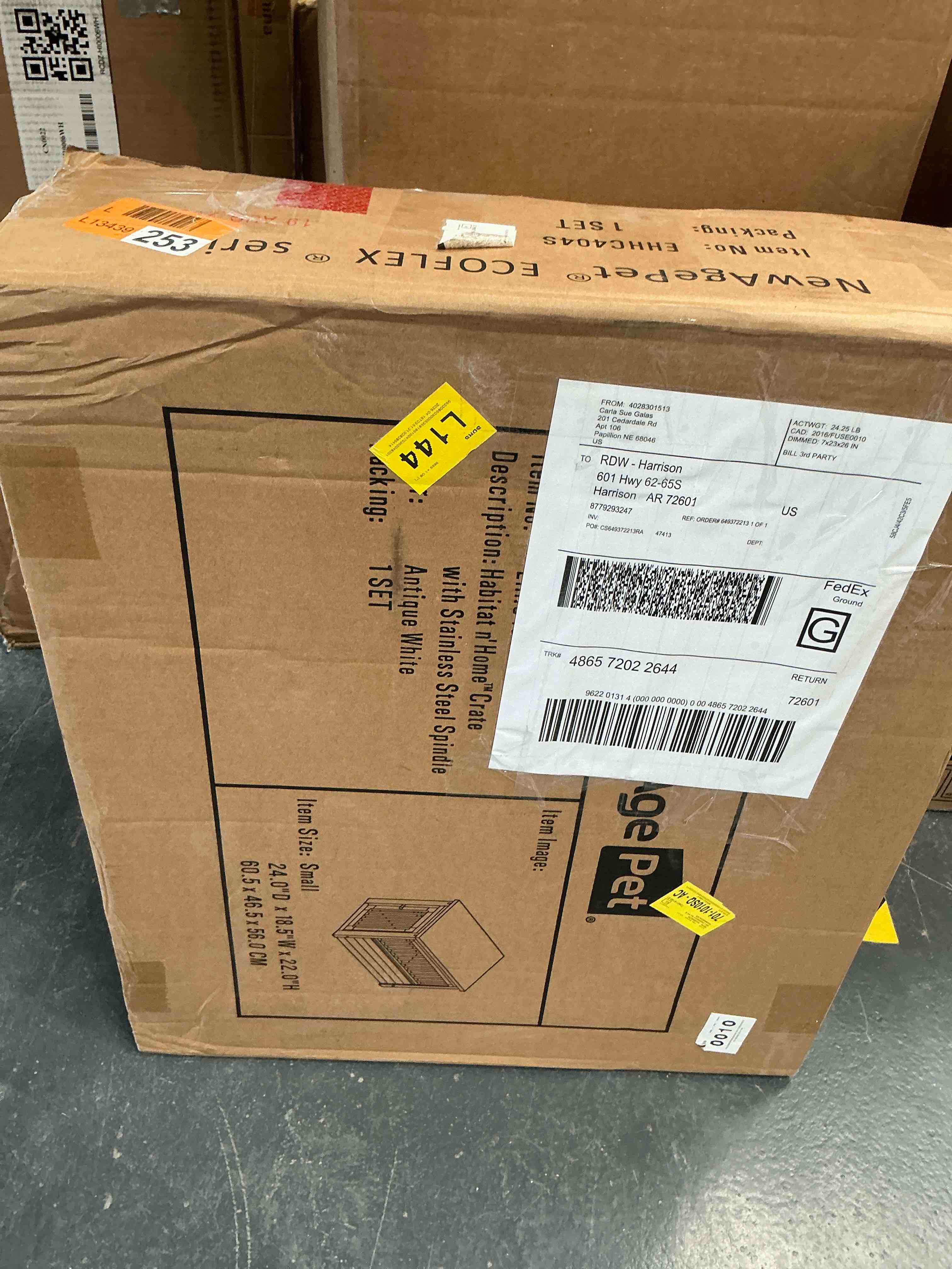 Condition photo showing Good Condition for southwick ecoflex® furniture-style dog crate – end table design