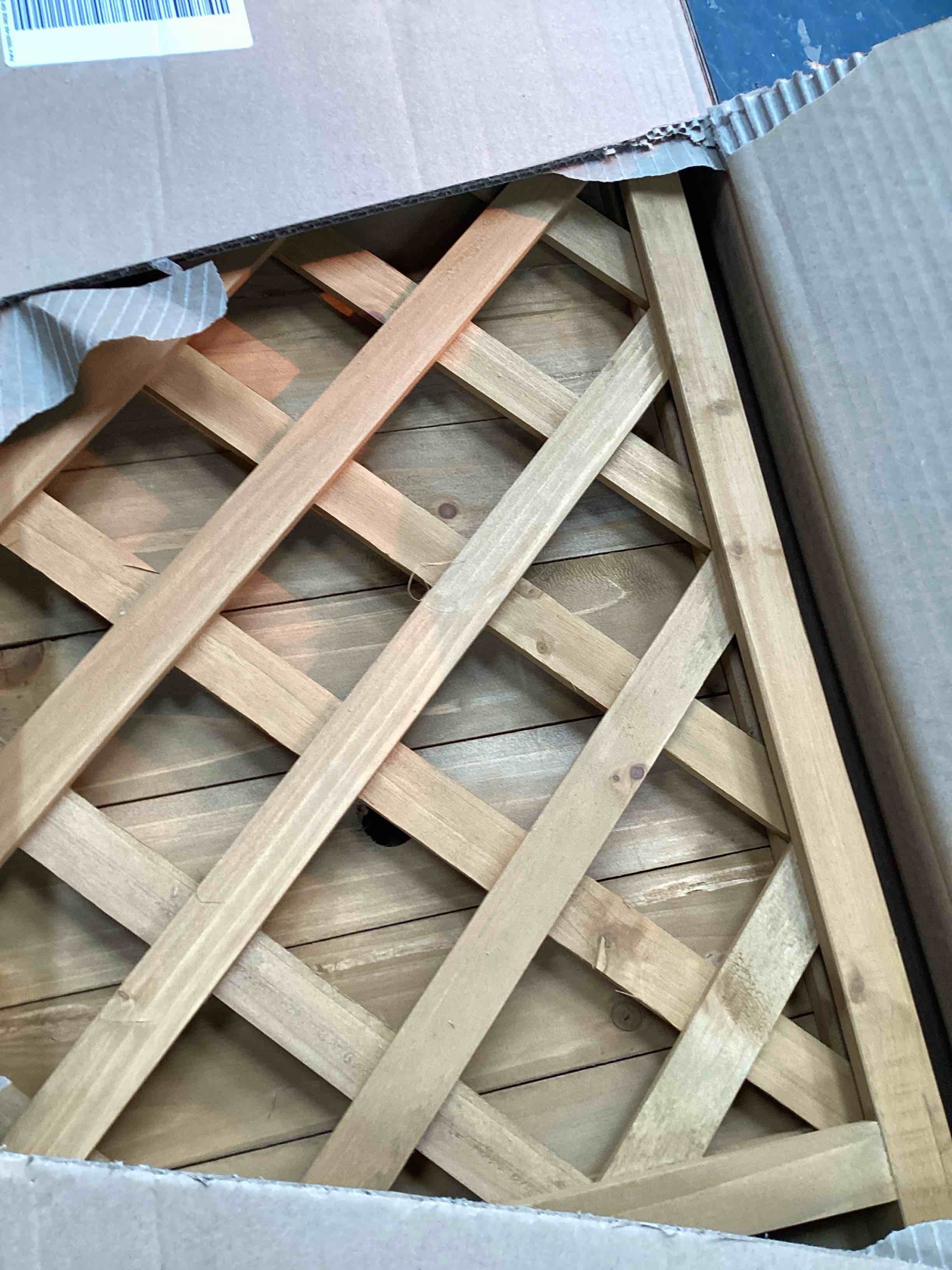 Sabeera Wood Planter Box with Trellis