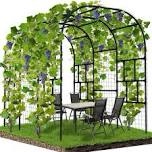 Outdoor Garden Arch Trellis, Extra Large Garden Trellis For Climbing Plants, Plant Support Outdoor