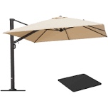 Purple leaf cantilever umbrella