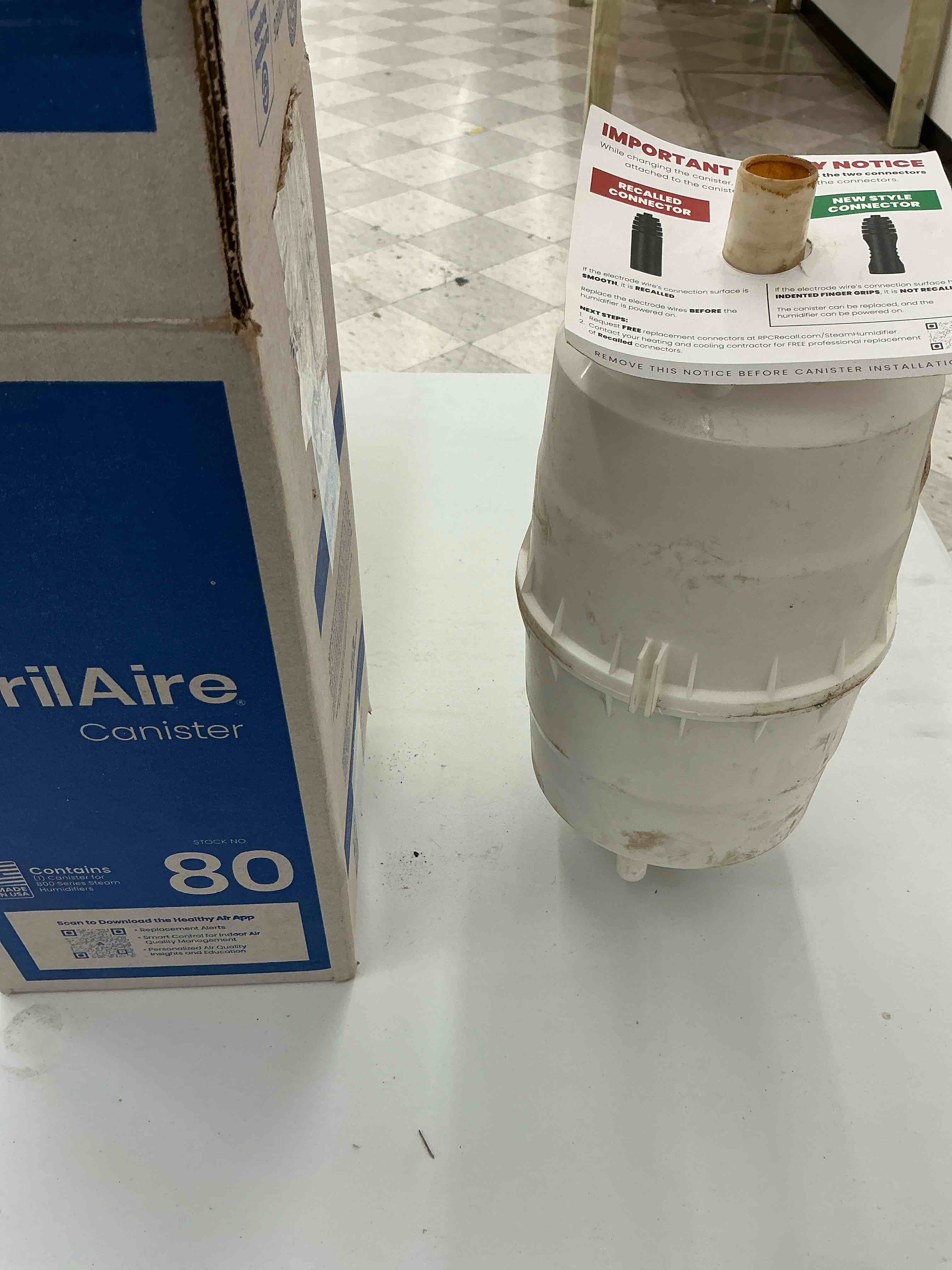 1 pack steam canister