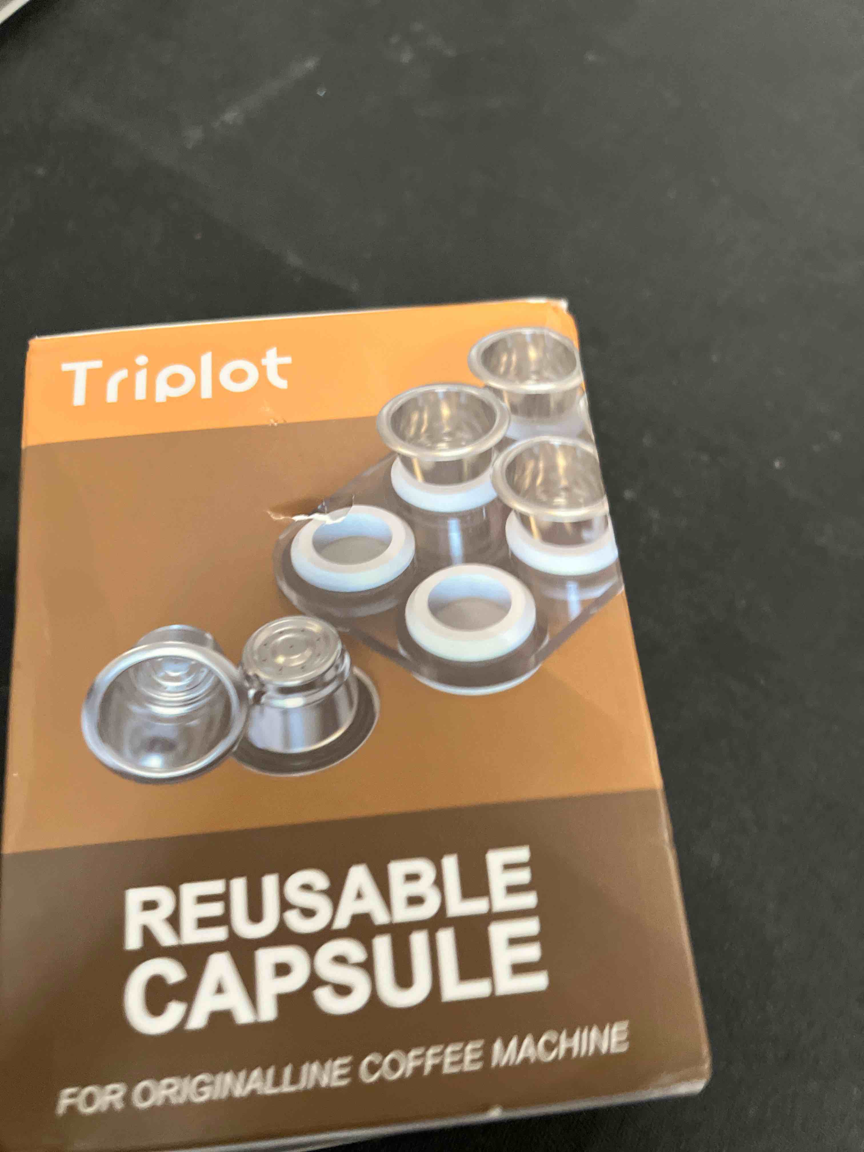 Reusable Capsules for Nespresso OriginalLine - 6pcs Refillable Coffee Pods,Stainless Steel Cups Comp