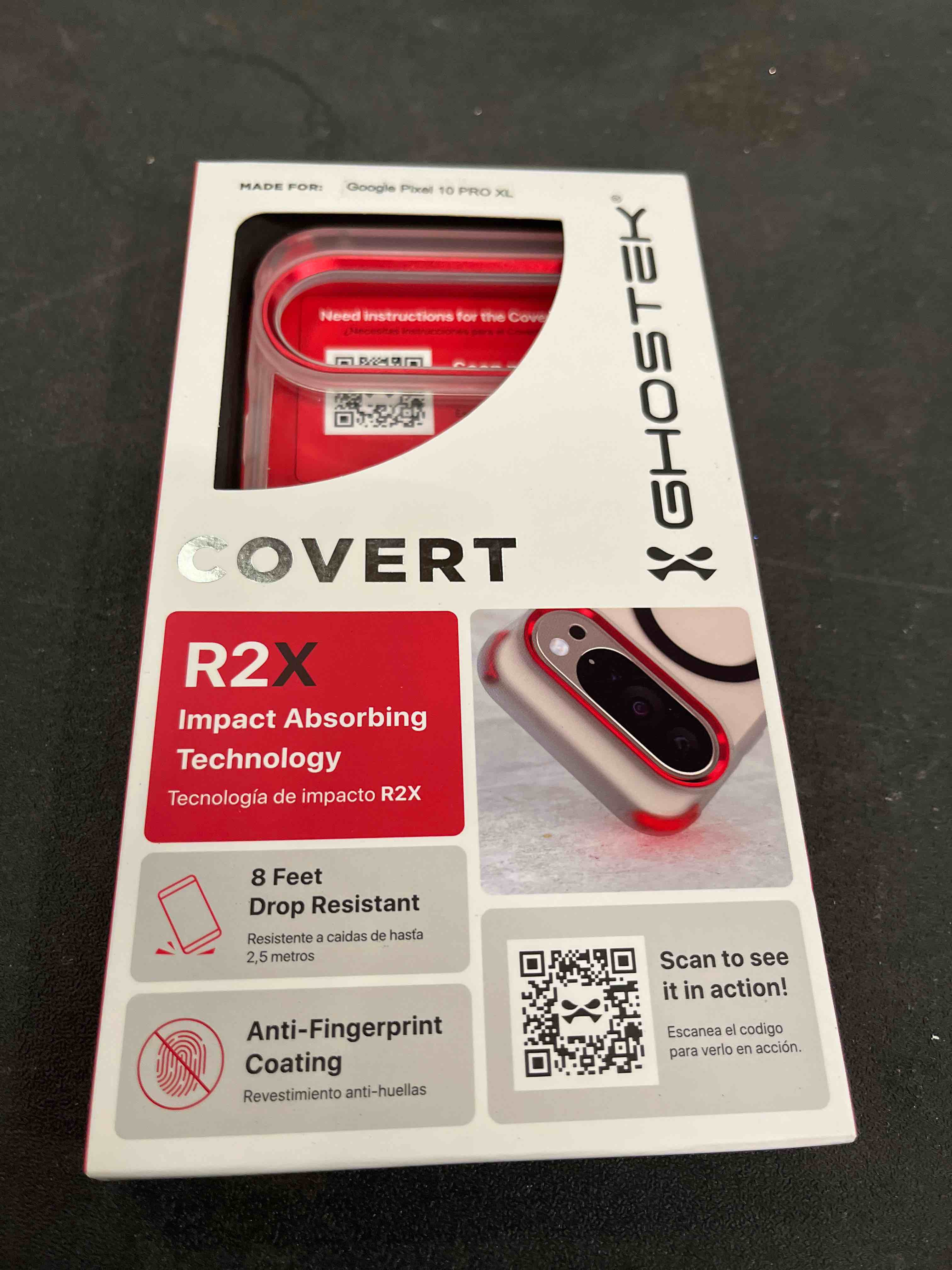 Ghostek Covert Pixel 10 Pro XL Case Clear Magnetic - Compatible with MagSafe, Shockproof Protective