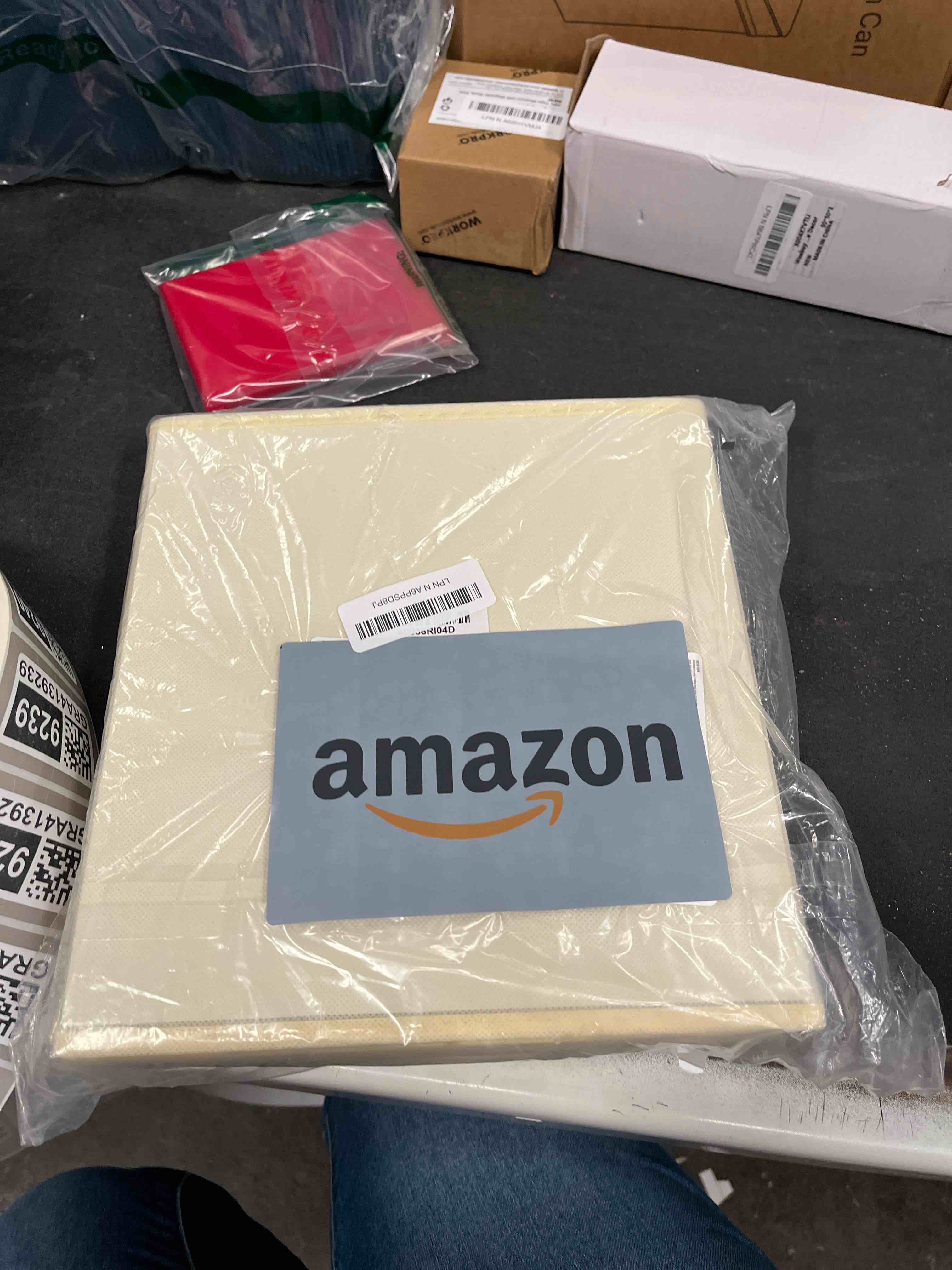 Debbu Basics Fabric Clothing Storage Bins - 10.6" x 10.6" x 11" - Collapsible Storage Cubes Organize