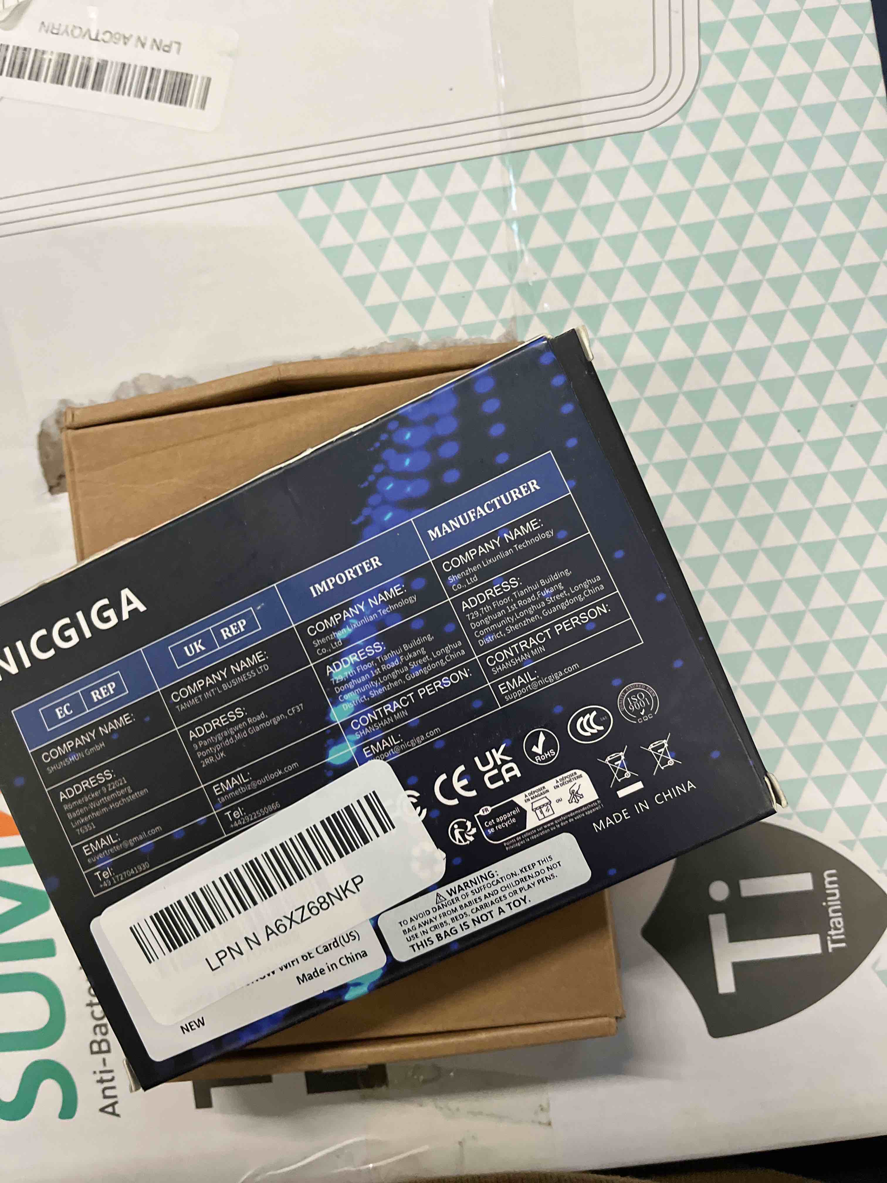 Condition photo showing Good Condition for WiFi 6E Wireless Card Intel AX210 NGW Bluetooth 5.3 Tri-Band 5400Mbps Network Adapter for Laptop Support Windows 10/11 (64bit) M.2/NGFF