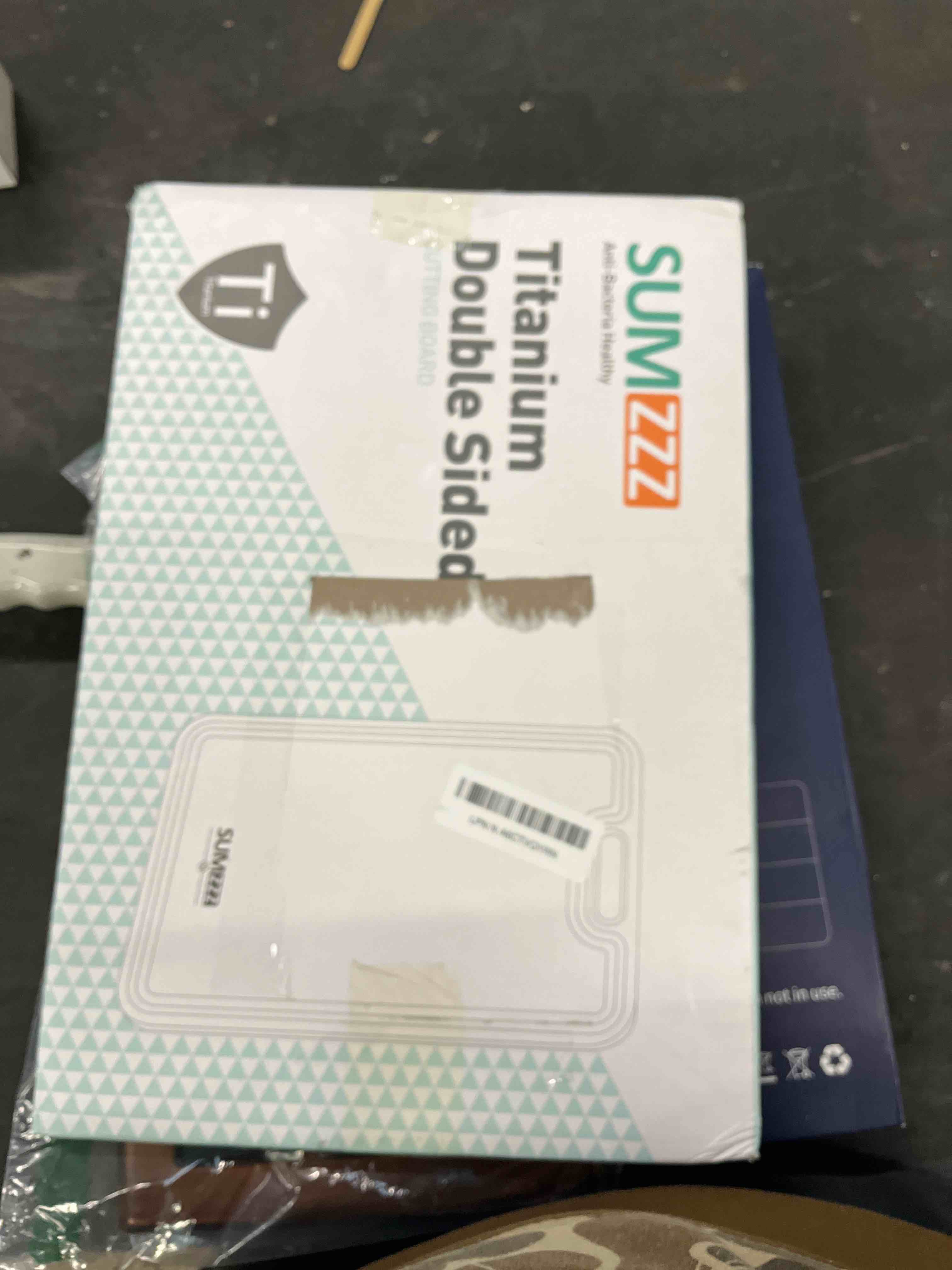 Condition photo showing Good Condition for Titanium Cutting Board for Kitchen, Cutting Board Double Sided Food Grade, Pure Titanium/PP, Easy to Clean Large Size 16”×11” Silver Set of 1 (16" x 11")