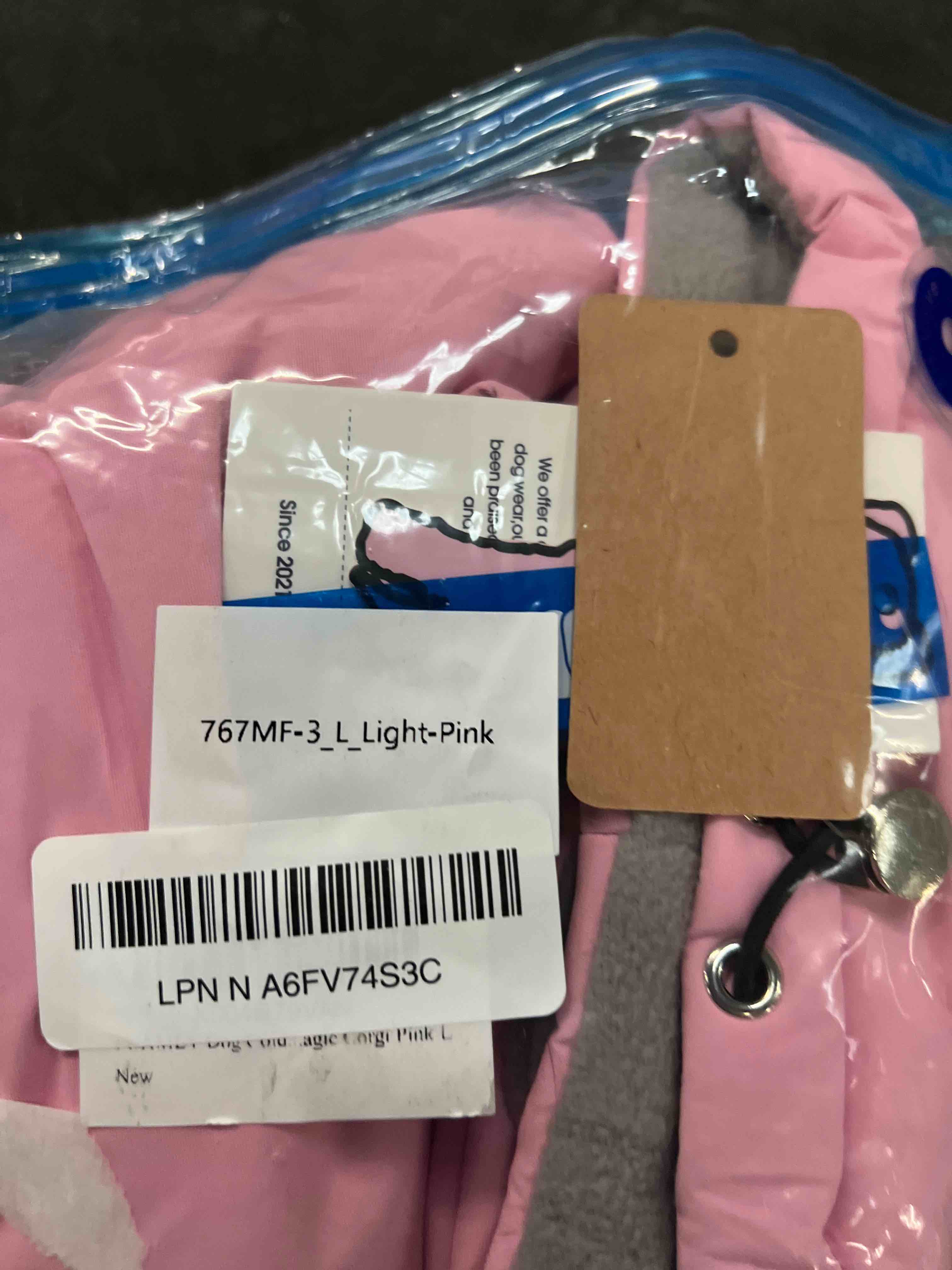 FUAMEY Dog Cold Weather Coats,Dog Winter Jackets for Large Dogs Warm Dogs Coat with Reflective Strip